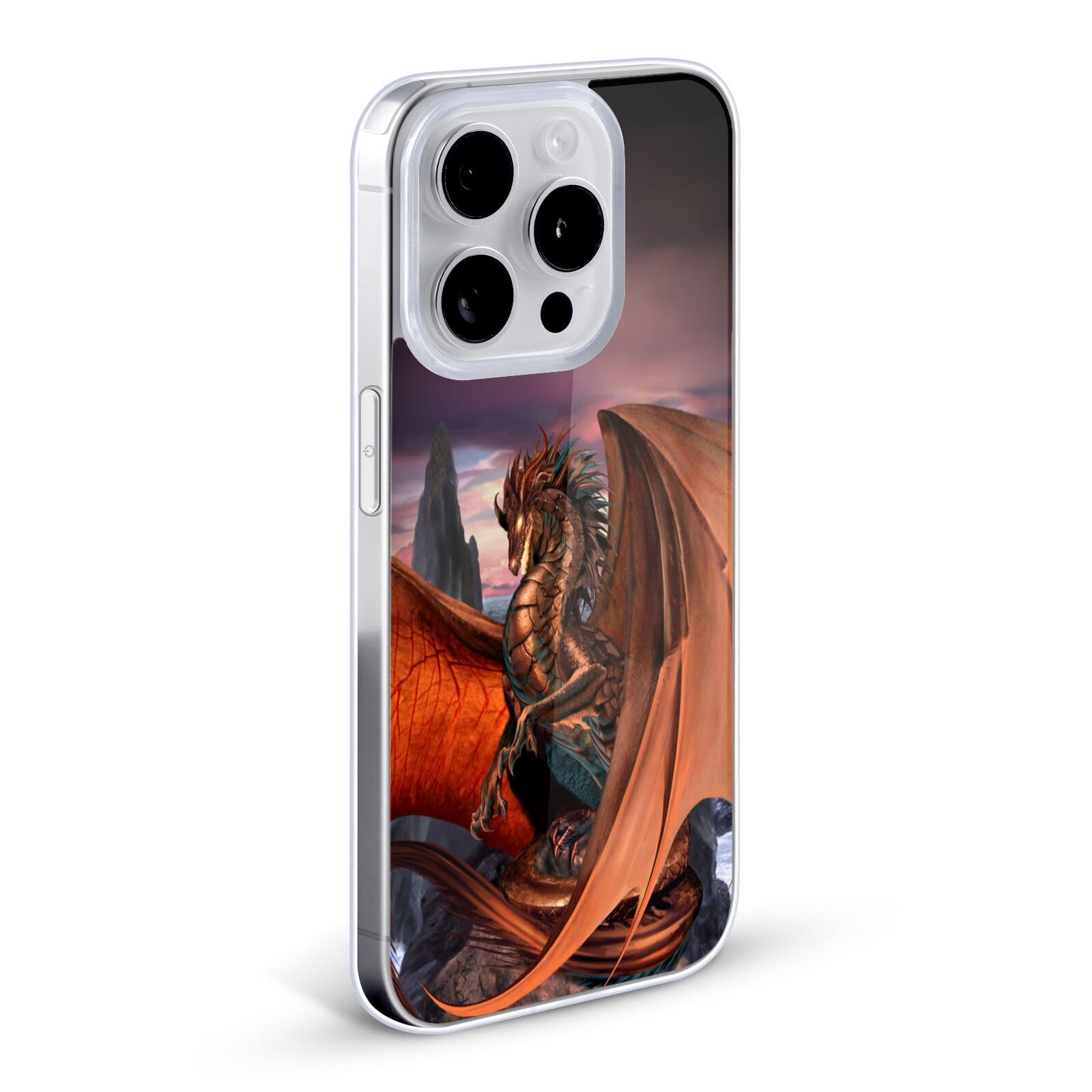 Officially Licensed Ruth Thompson Coppervein Dragons Soft Gel Case for Apple iPhone 13 Pro - Durable Protective Phone Cover with Unique Art Design, Perfect for Daily Use, Travel, and Gift Giving