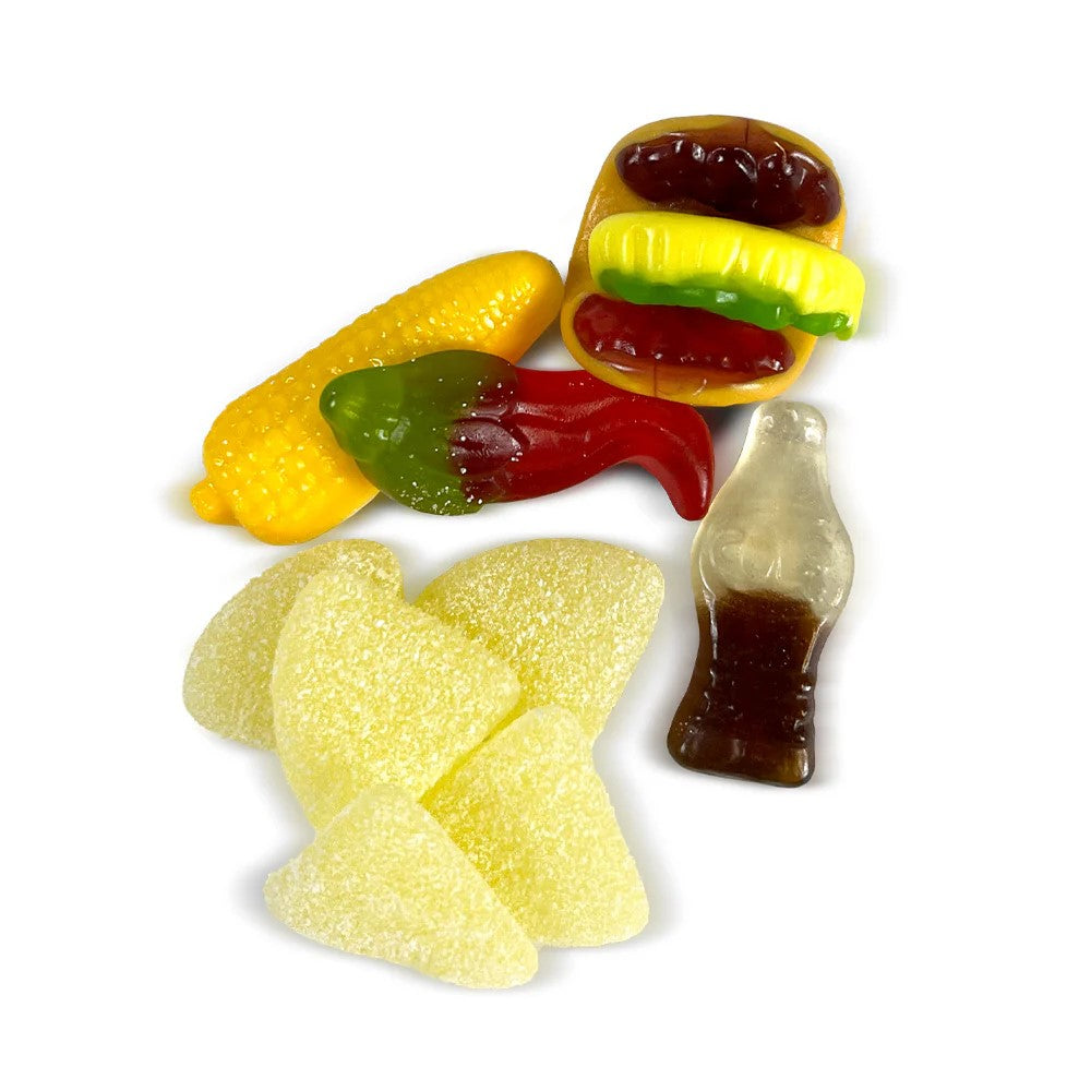 Efrutti Gummy Taco Candy - 2.7oz Resealable Bag - Fun Taco-Shaped Gummies for Parties, Snacking & Taco Tuesday Celebrations