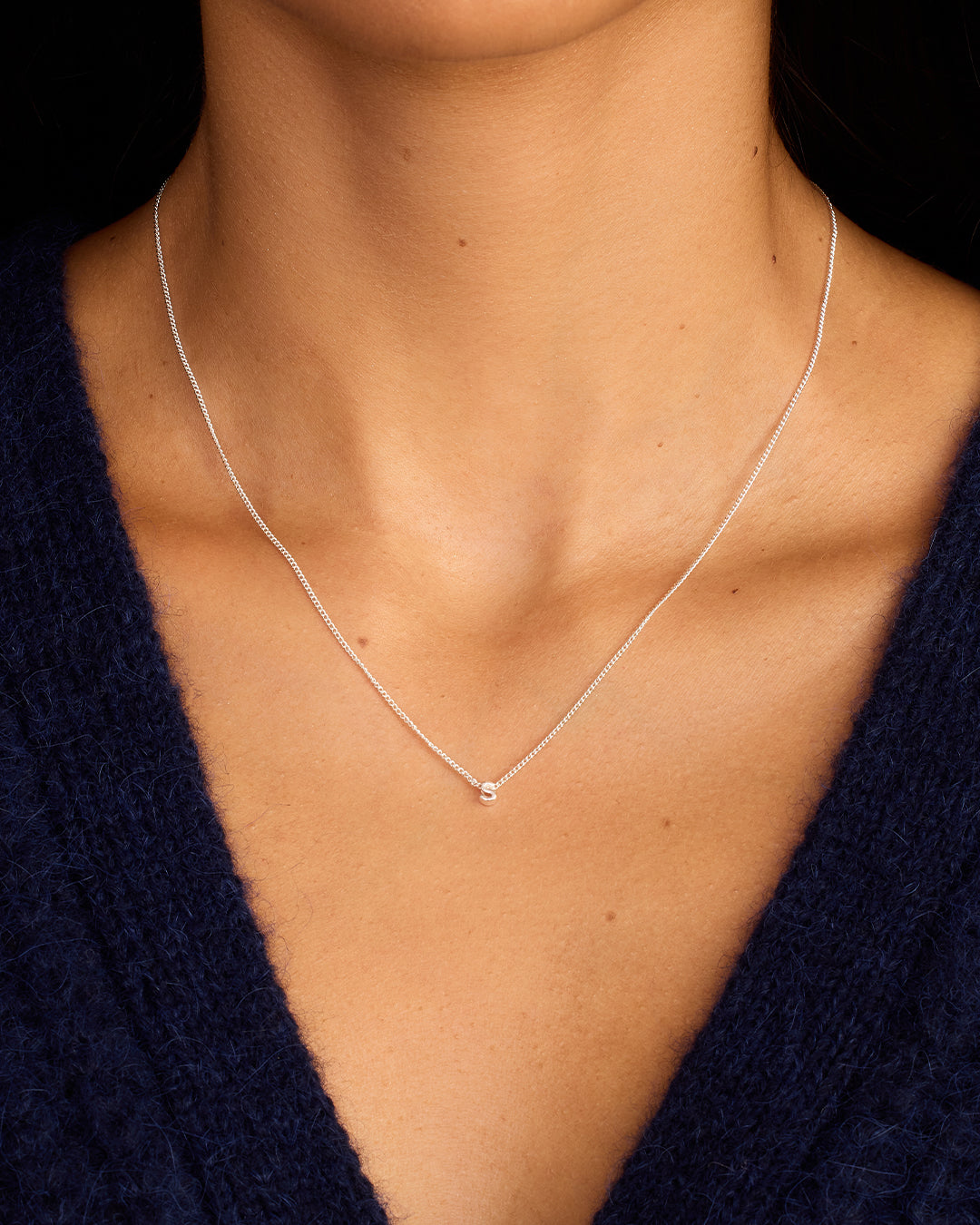 Wilder Mini Alphabet Necklace - Personalized Initial Pendant Jewelry for Women | Perfect Gift for Birthday, Anniversary & Everyday Wear