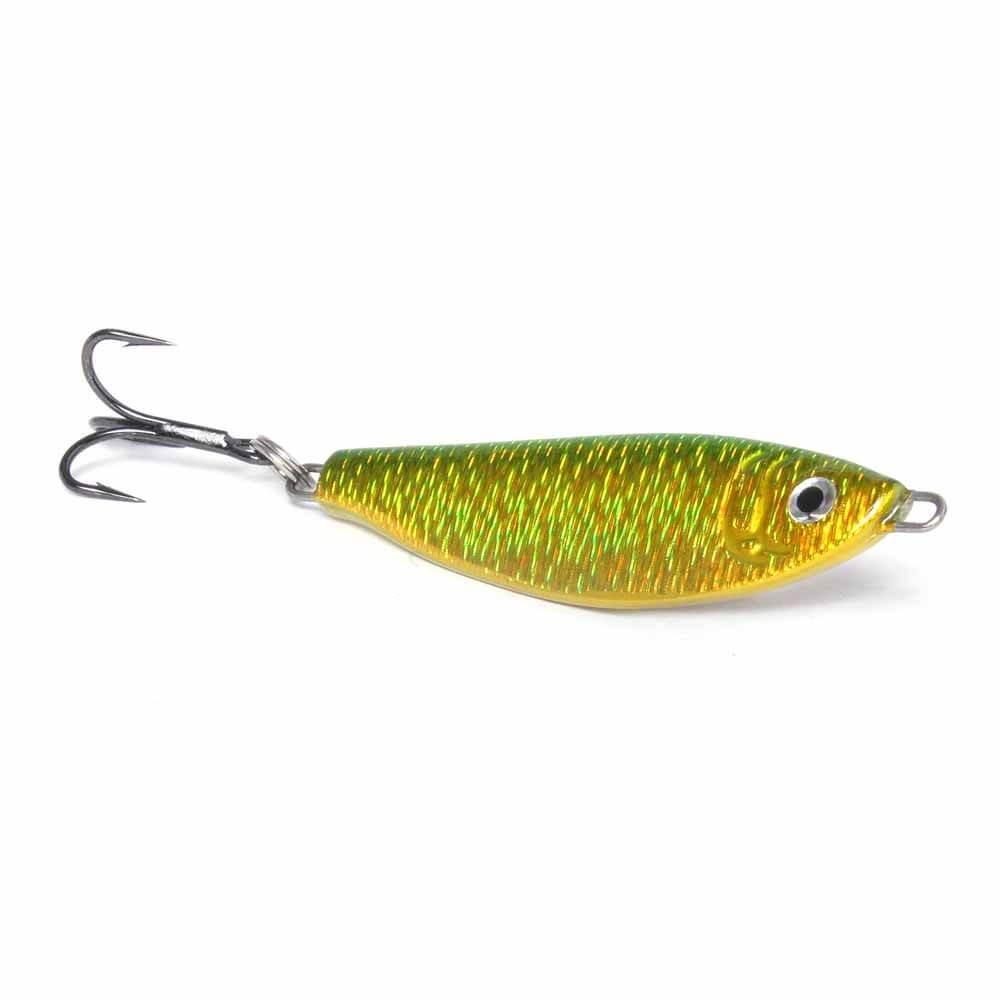Clark Spoon PJ15 Pogie Jig 1.5oz Fishing Lure - Saltwater & Freshwater Jigging for Bass, Walleye, and Trout - Perfect for Ice Fishing and Boat Angling