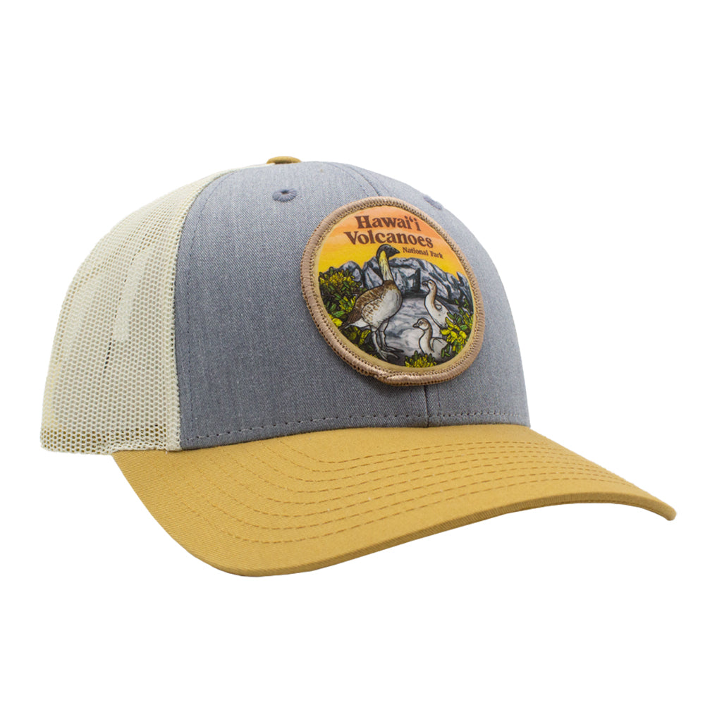 Kids Trucker Hat with Nēnē and Gosling Design - Stylish Adjustable Cap for Boys & Girls - Perfect for Outdoor Activities, Hiking, and Beach Trips