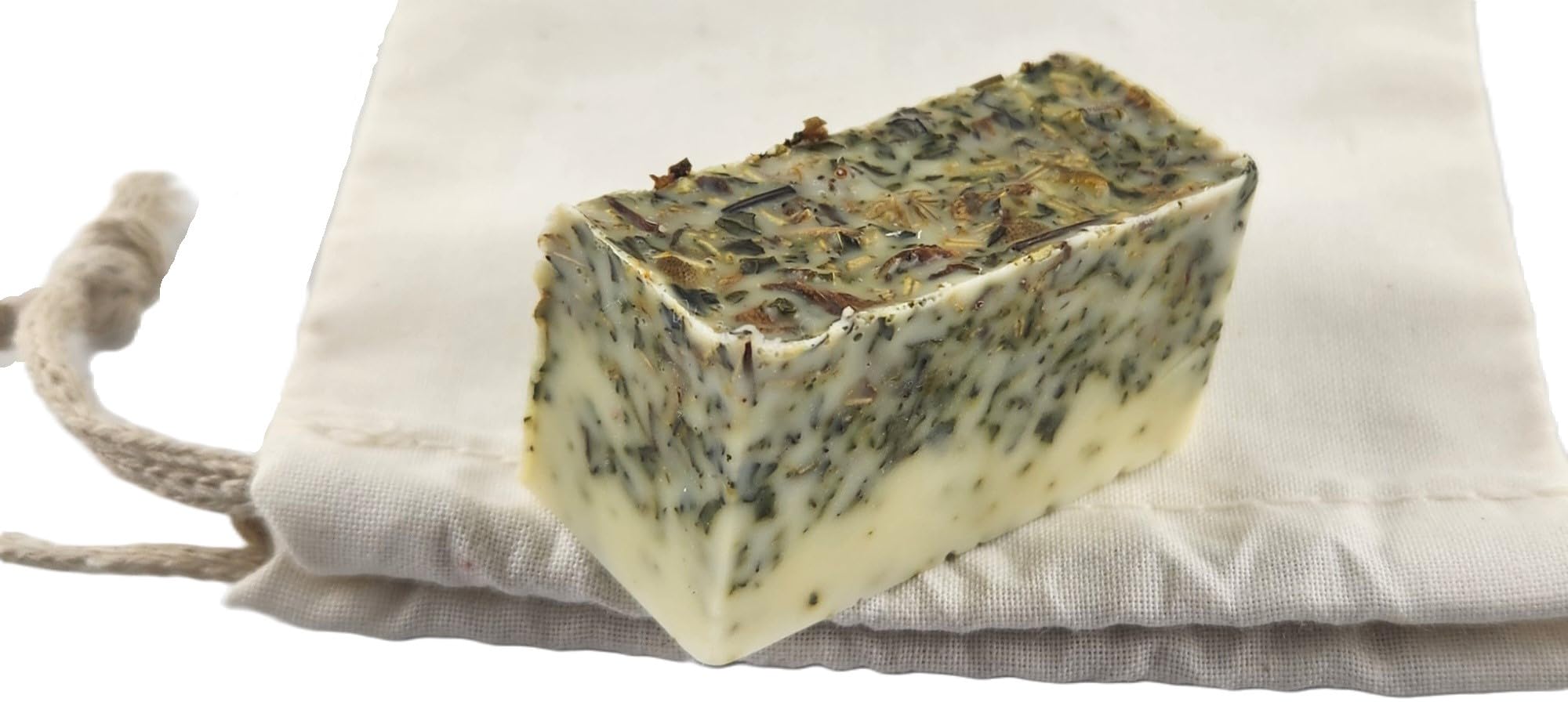 All Natural Chamomile Bath Tea Bar Soap with Muslin Bag - TSA Approved Handmade Moisturizer for Sensitive Skin | Gentle Shower & Bath Soap for Women, Teens, Girls | Perfect for Mother's Day Gifts & Relaxing Bath Time Self-Care