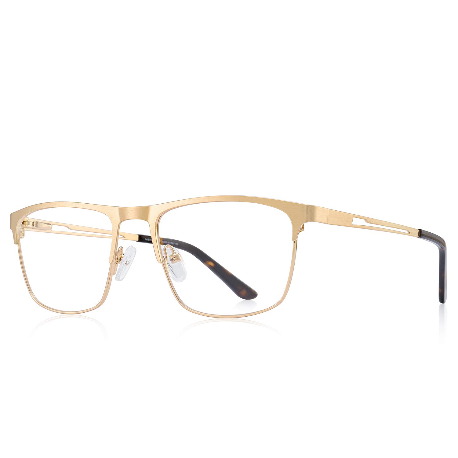 Blue Light Blocking Reading Glasses for Women & Men - Anti Eyestrain Computer Glasses with Spring Hinge - Perfect for Office Work, Gaming & Screen Time