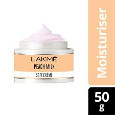 LAKMÉ Peach Milk Soft Crème Moisturizer 50g - Pack of 2 | Hydrating Face Cream for Dry Skin | Daily Moisturizer for Women, Day & Night Use