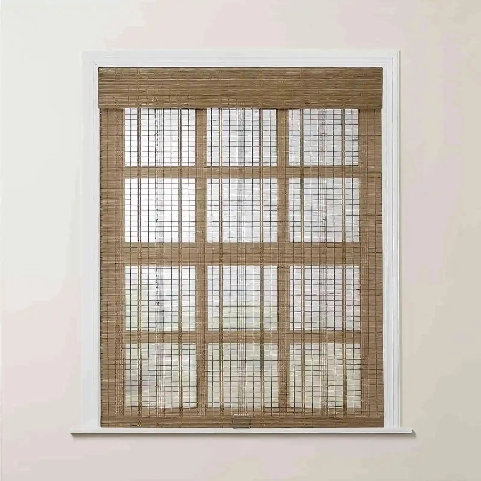 Rae Natural Pure Bamboo Woven Shades Series Z - Eco-Friendly Window Blinds for Home & Office Privacy and Sun Protection