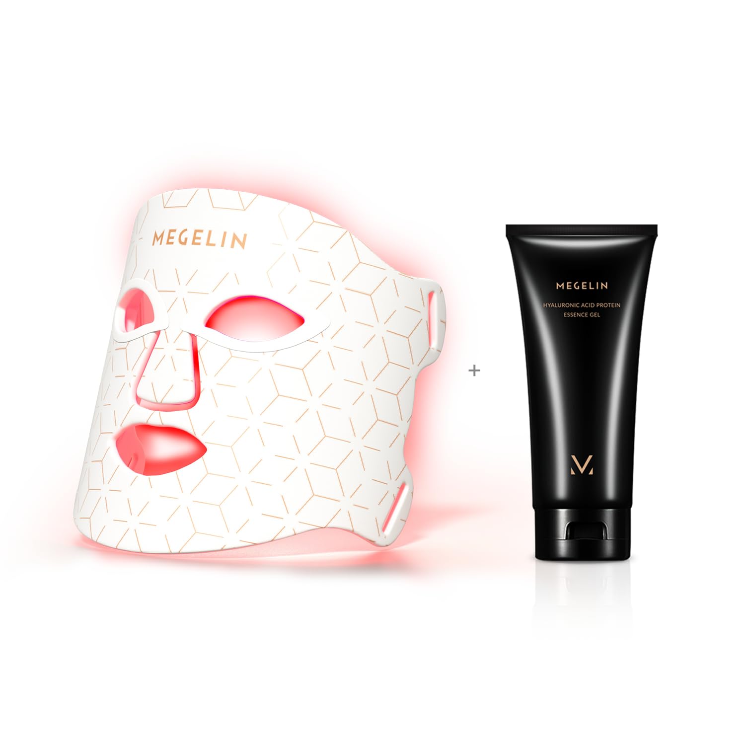 Red Light Therapy Mask for Face & Neck with Free Gel - Anti-Aging Skin Care Device for Wrinkle Reduction & Collagen Boost - Perfect for Home Spa & Skincare Routine