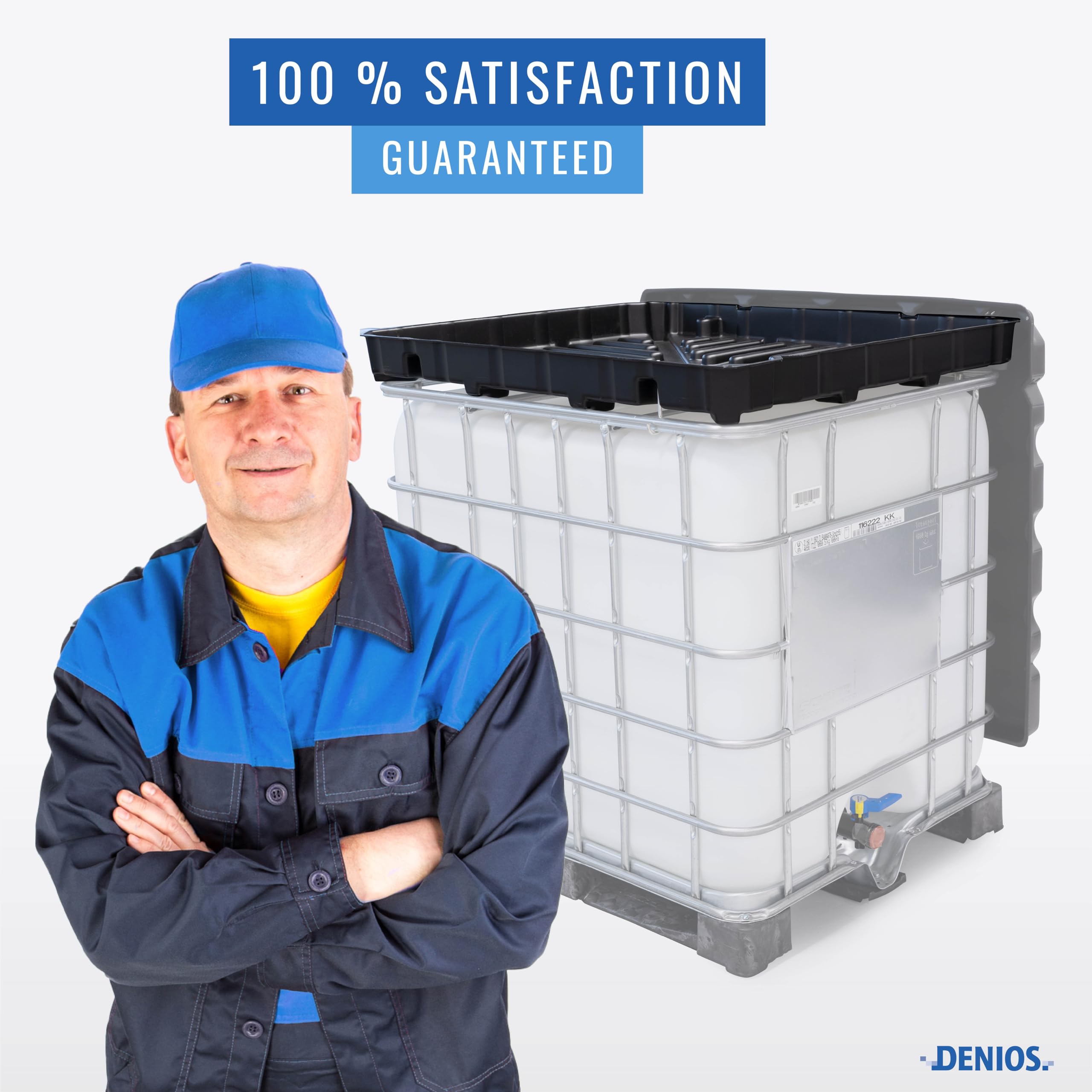 DENIOS® Extra Large IBC Tote Funnel 41.73