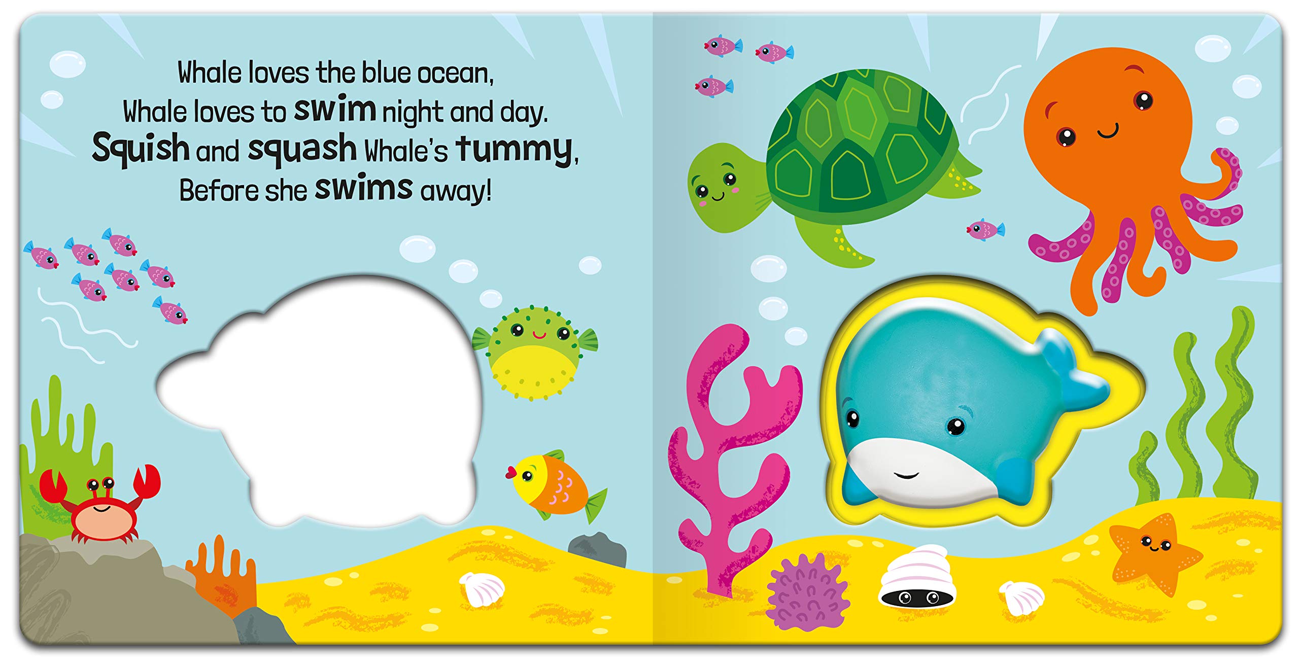 **Squishy Squashy Whale - Soft Sensory Toy for Kids, Stress Relief & Relaxation | Perfect for Playtime, Autism Therapy & Anxiety Relief**