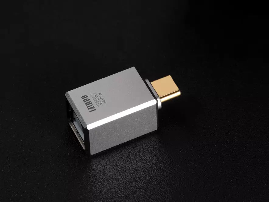 DD ddHiFi TC01BF/TC01B HiFi Quality USB B to USB C Audio Decoder Adapter Converter - Perfect for Studio Recording, HiFi Systems & Mobile Devices