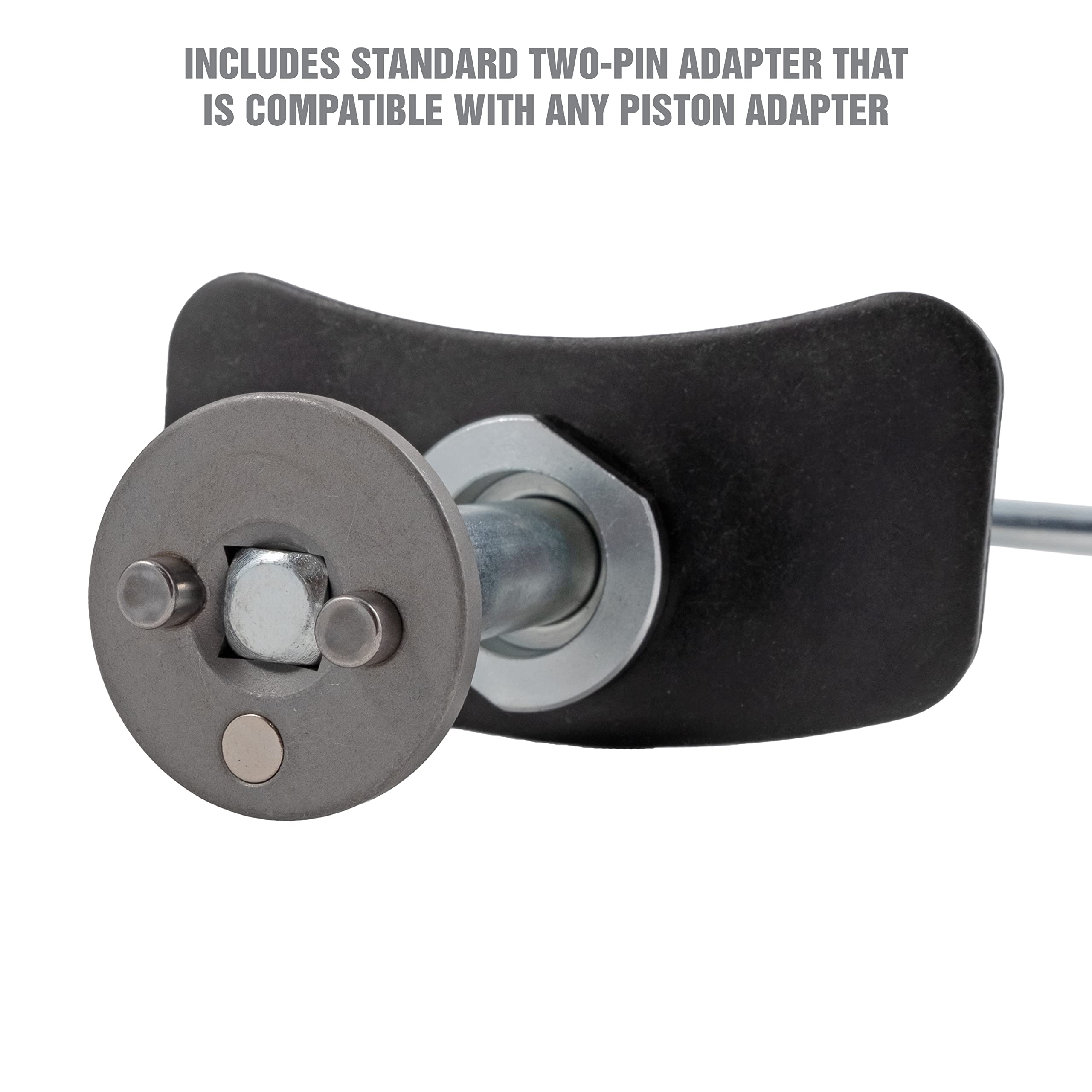 OEMTOOLS 35058 Brake Caliper Piston Rewind Tool - Spring Loaded Universal Rear Brake Caliper Wind Back Tool & Retractor Kit for Car, Truck, SUV - Perfect for DIY Brake Repair & Maintenance (Black)
