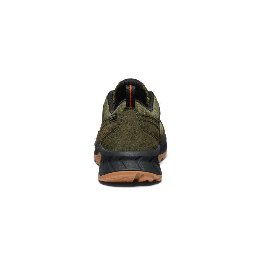 Men's HighTrail Waterproof Hiking Shoes - Winter Moss/Gold Flame - Lightweight & Durable for Outdoor Adventures, Trail Running & Winter Hiking