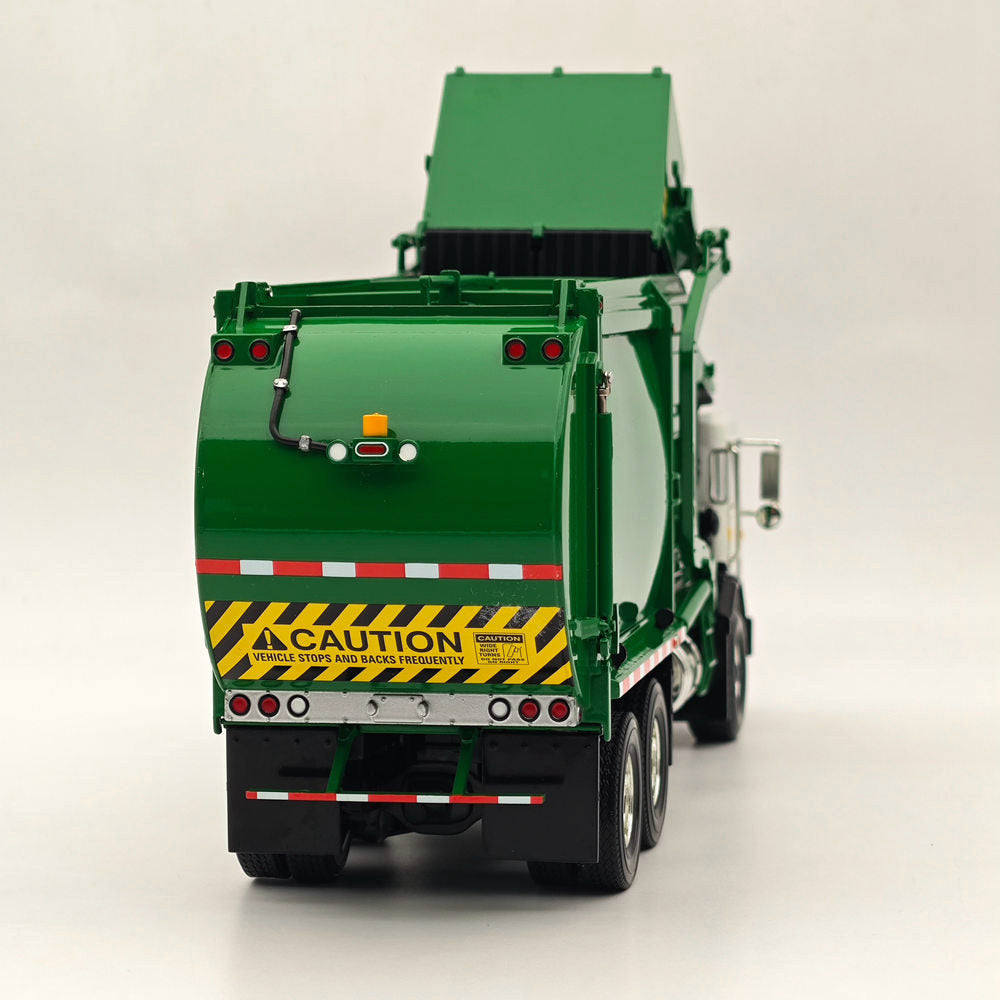 1/34 Scale FIRST GEAR Peterbilt 520 Wittke Front End Loader Refuse Truck Diecast Metal Replica Model - Collectible Truck for Display & Gifts - Perfect for Truck Enthusiasts & Model Collectors