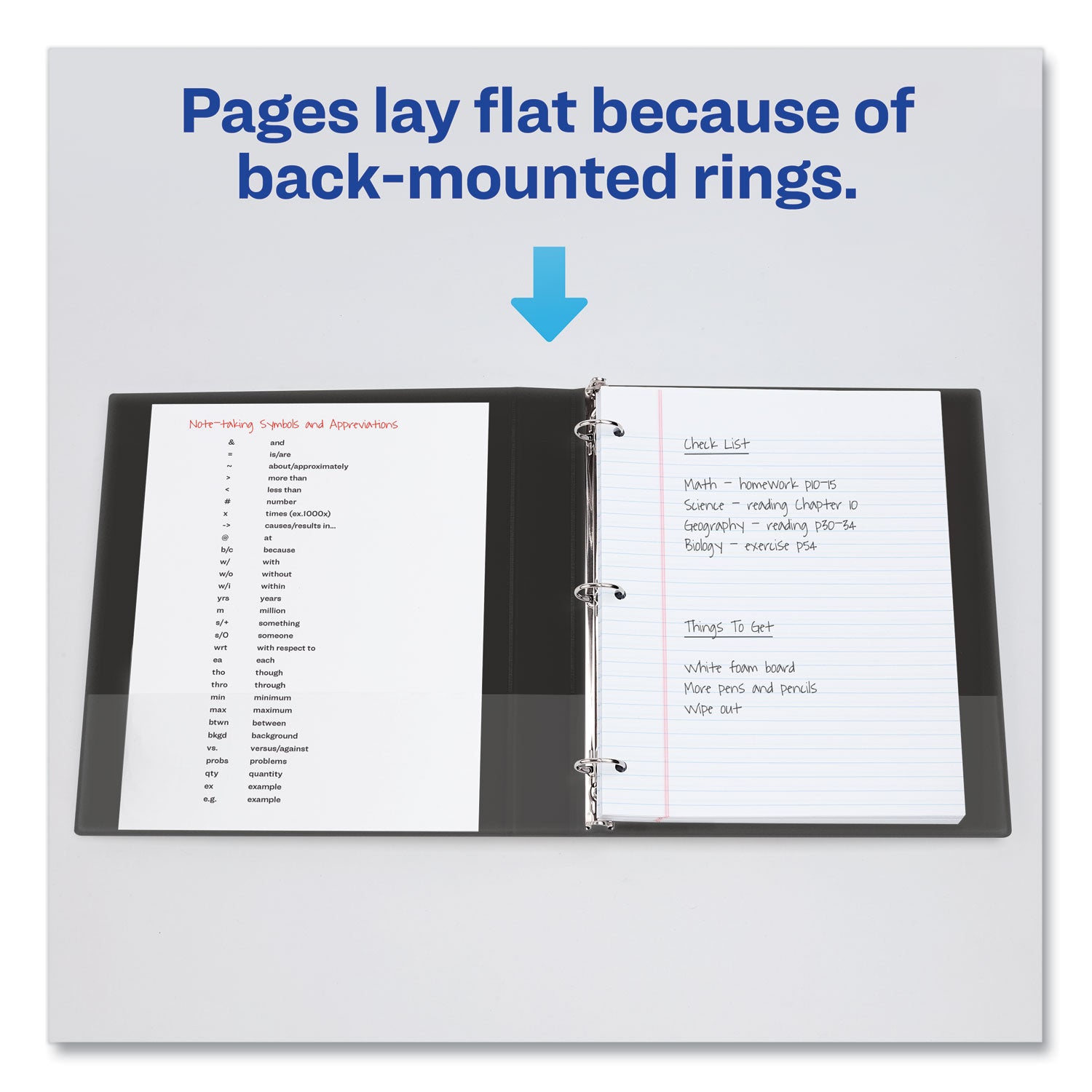 Avery® Economy Non-View 3-Ring Binder with Round Rings, 1.5