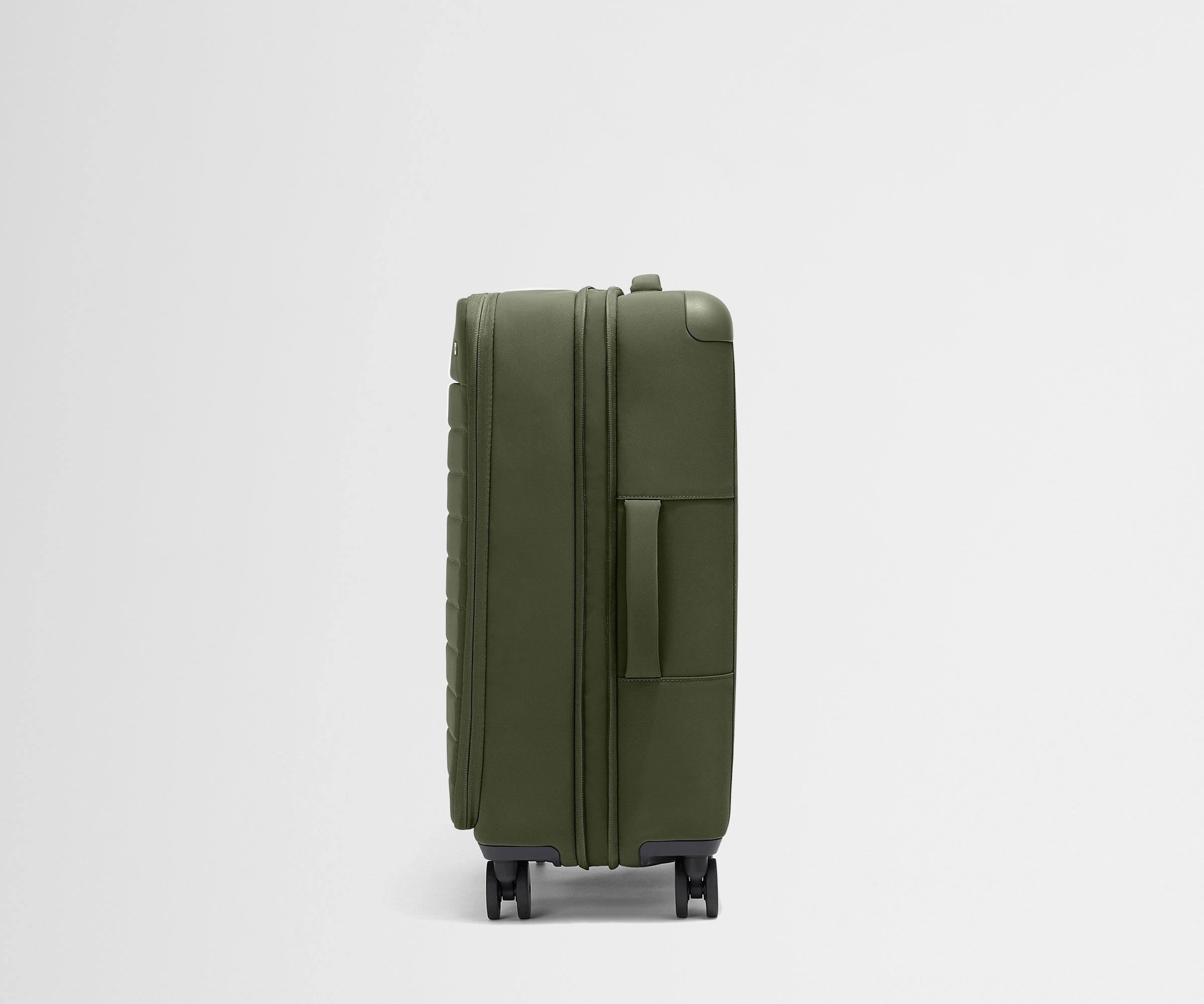 Premium Softside Medium Luggage in Olive Green - Lightweight & Durable Carry-On for Travel, Business Trips & Weekend Getaways