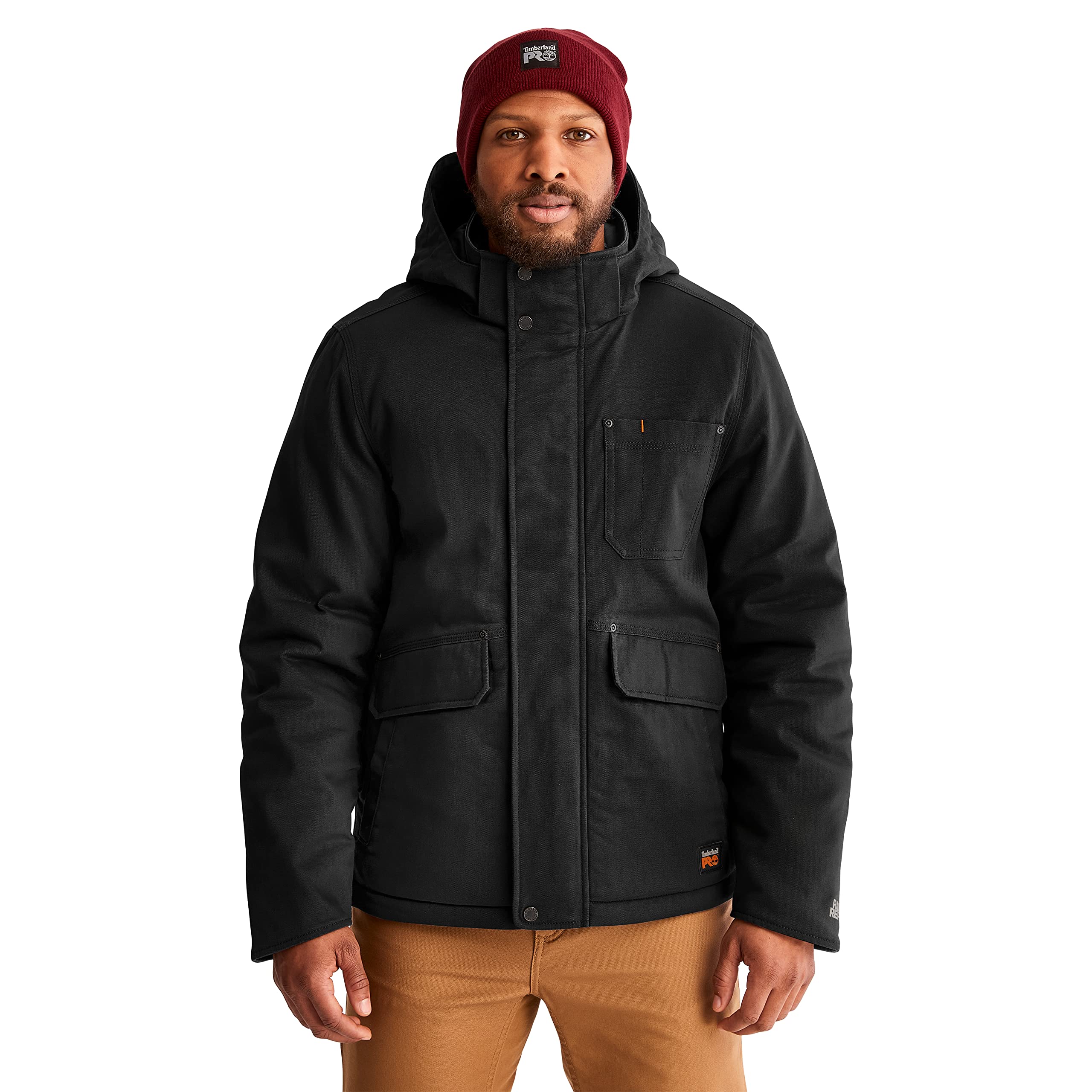 Timberland Men's Insulated Hooded Jacket - Winter Warm & Outdoor Wear