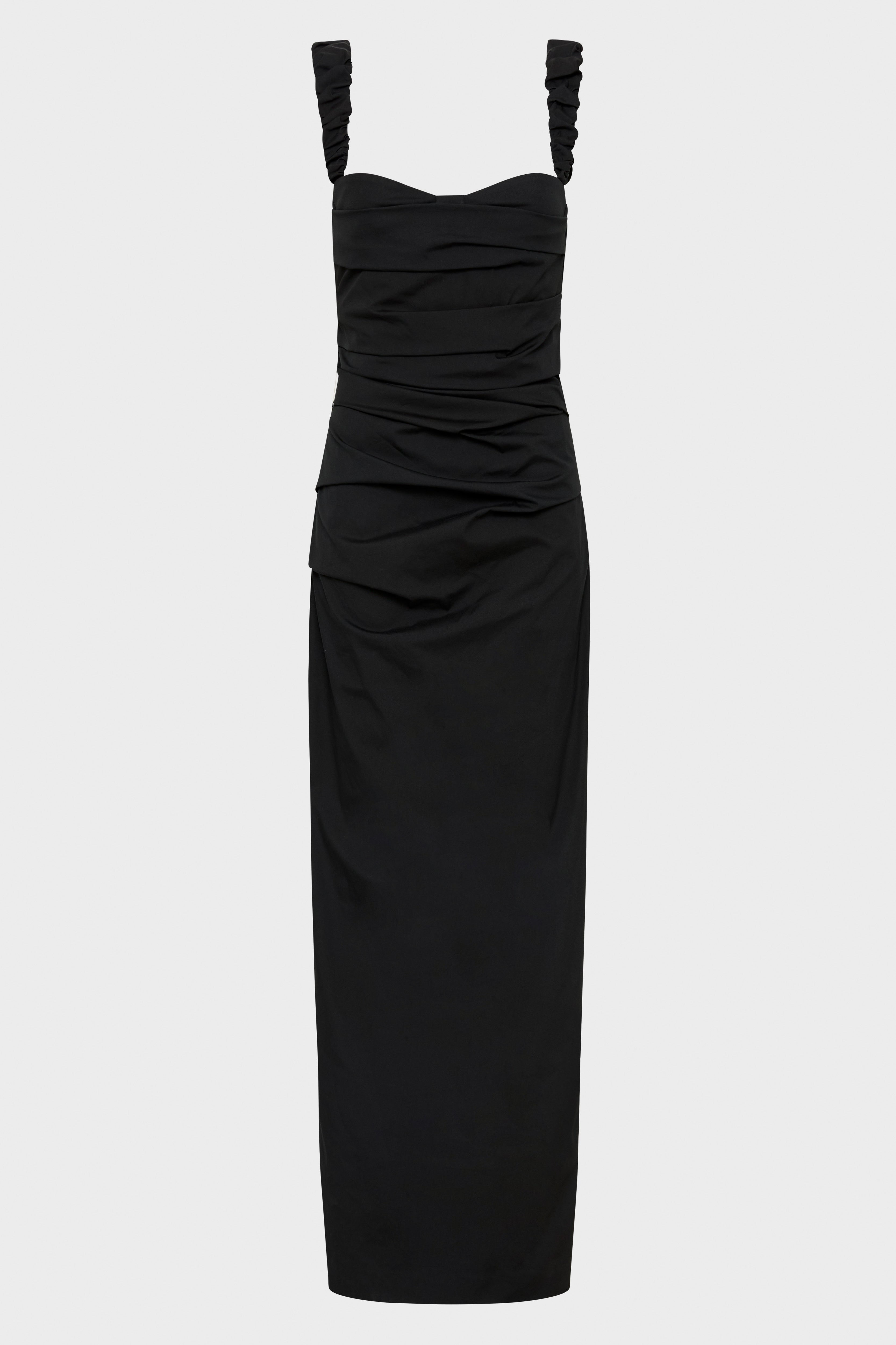 Elegant Azul Balconette Gown - Flattering Deep V-Neck Formal Dress for Women | Perfect for Evening Gala, Prom Night & Special Occasions