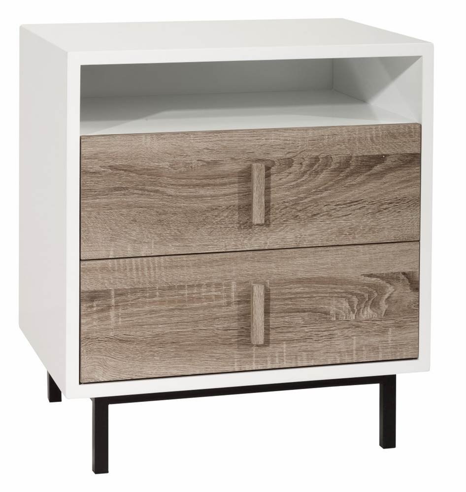 Safavieh Kefton Lacquer Cabinet - White Oak Finish Modern Storage Furniture for Living Room, Bedroom & Entryway Organization