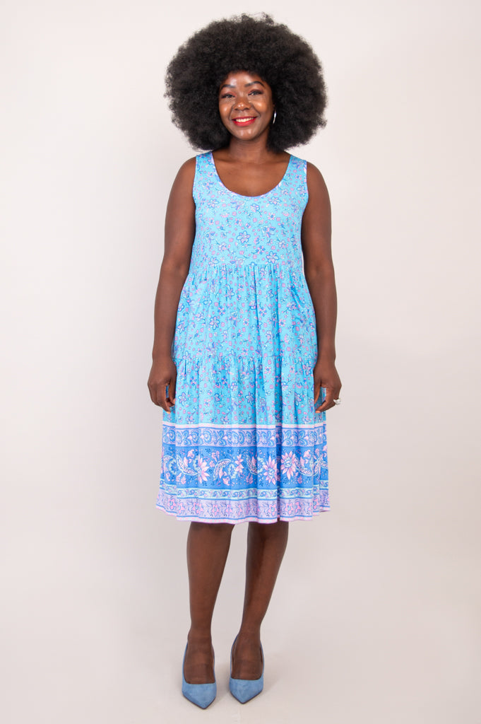 Kayana Women's Miracle Dress - Elegant Flowy Maxi Dress for Summer, Beach, and Special Occasions
