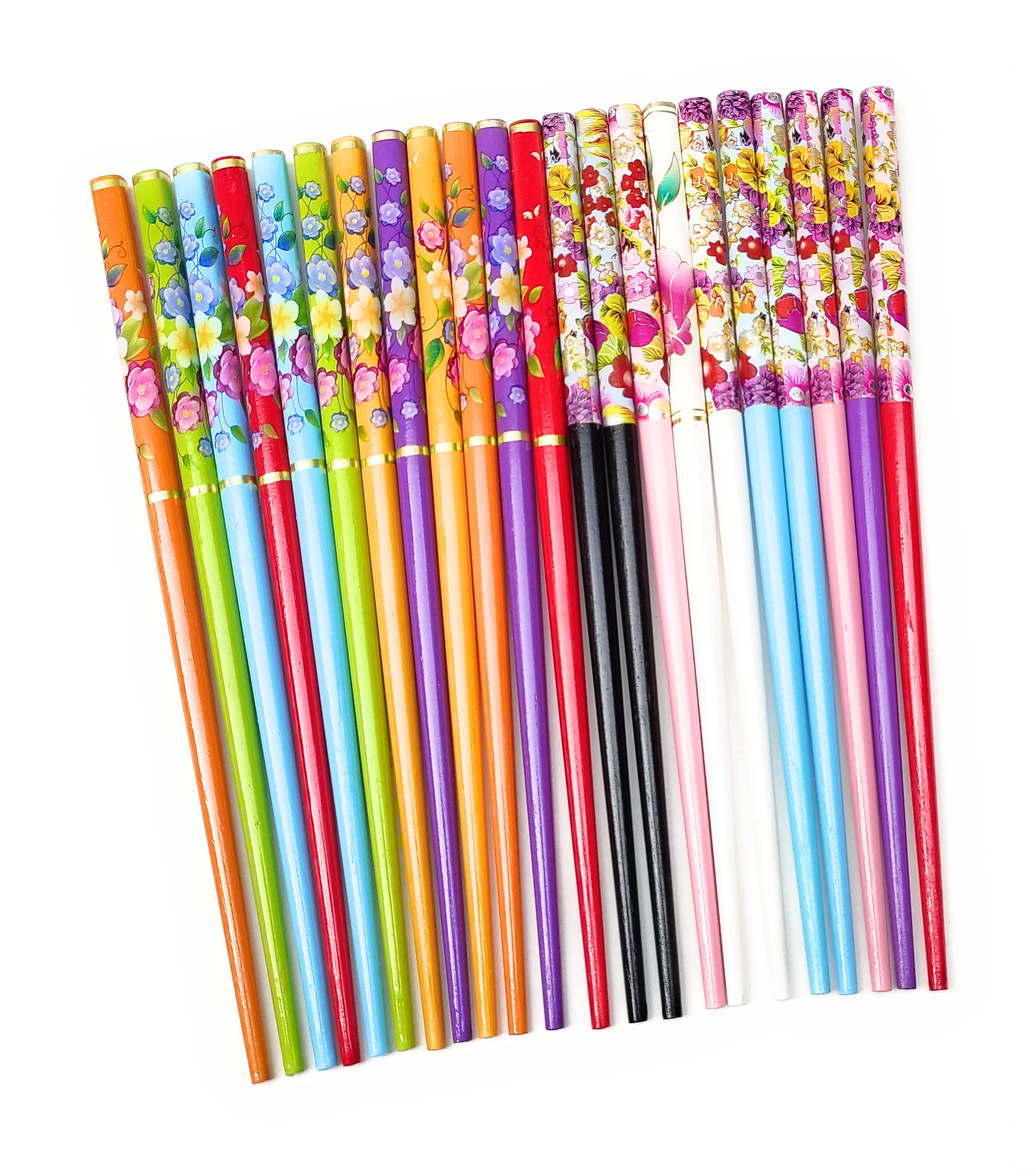 MOOLYAVAAN Handmade Wooden Hair Stick - Natural Juda Pin, Hair Clip, Bun Stick for Women - 4 Pack Multicolor Hair Accessories for Updos, Braids & Special Occasions
