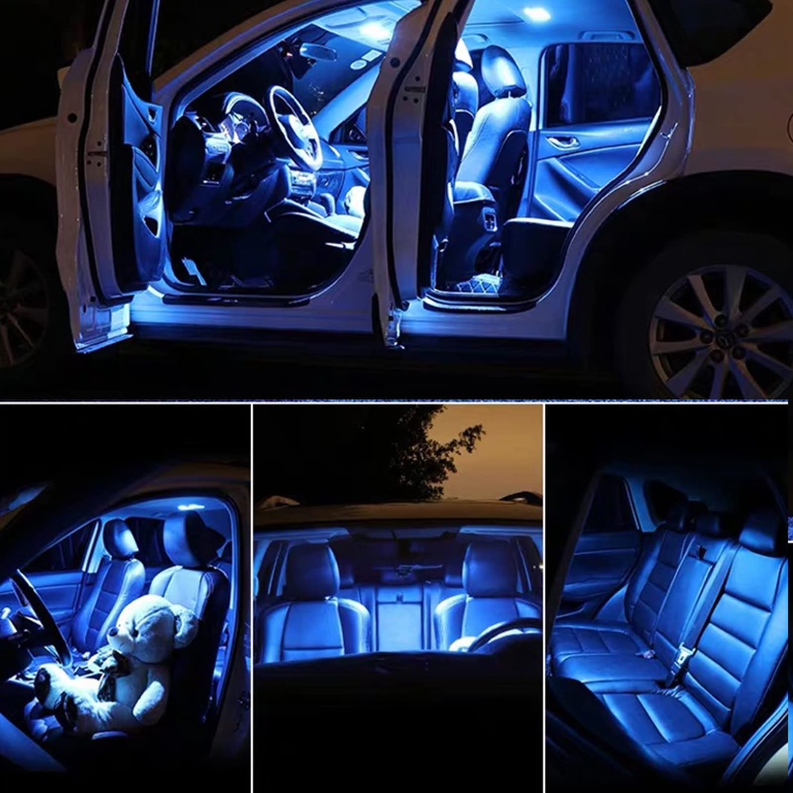 11pcs White LED Interior Light Bulbs for Opel Zafira B 2005-2014 - Canbus Error-Free Glove Box, Trunk & Dome Lights - Upgrade Your Car Lighting for Night Driving & Interior Ambience