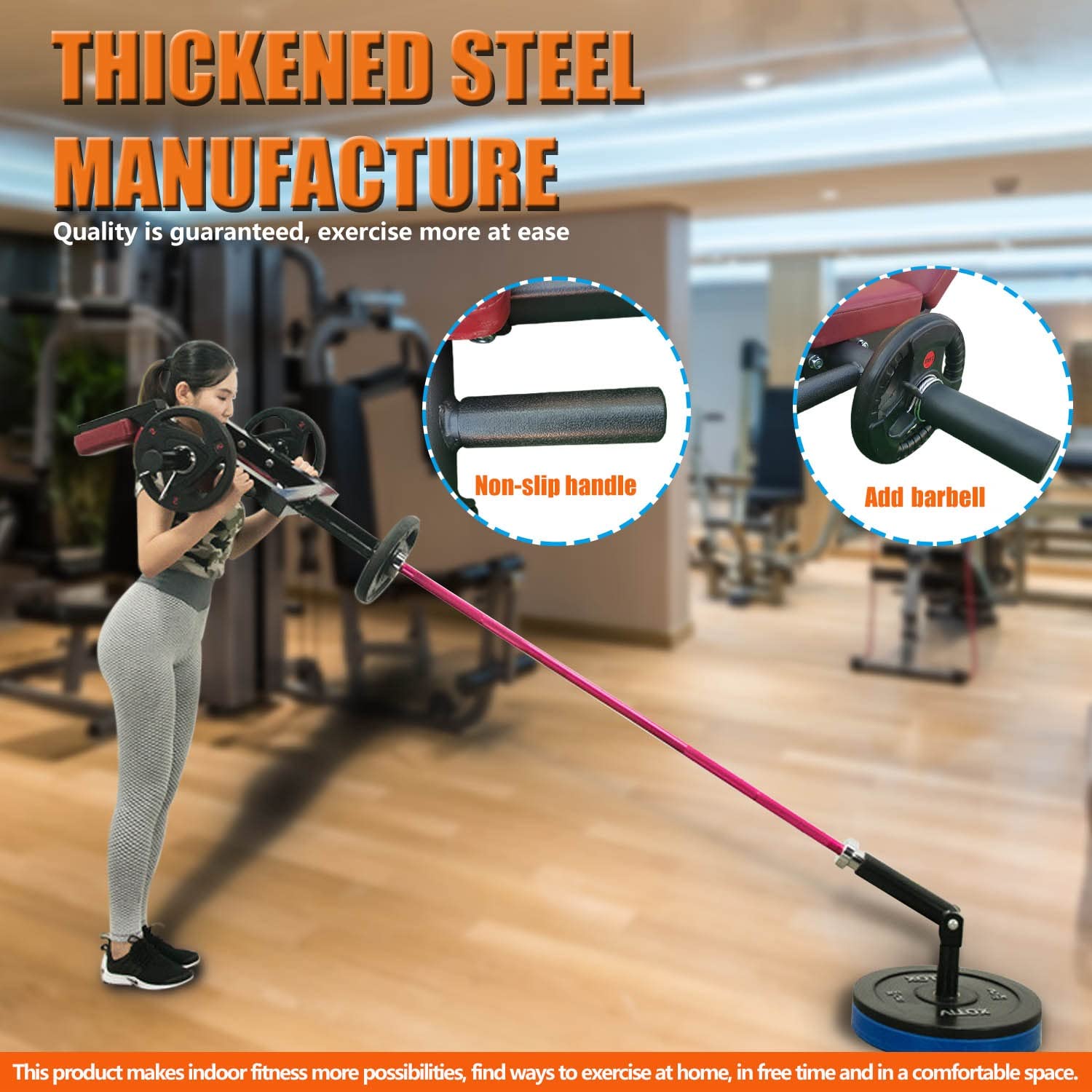 Viking Press Landmine Handle for 2-Inch Barbell - T-Bar Row Attachment for Core Strength Training - Shoulder Press Landmine Equipment - Perfect for Home Gym & CrossFit Workouts