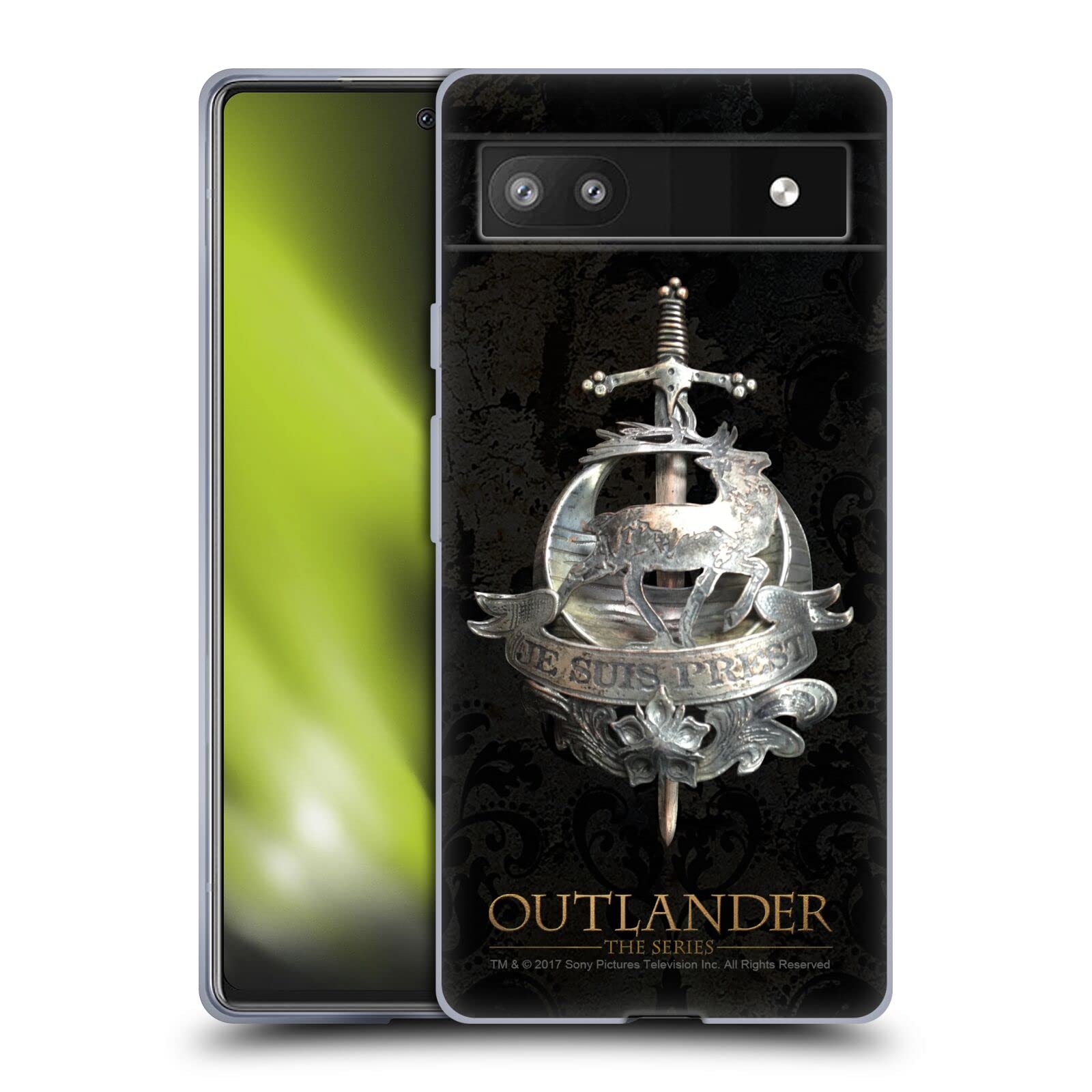 Outlander Fraser Brooch Gel Case for Google Pixel 6a - TV Show Inspired Phone Cover
