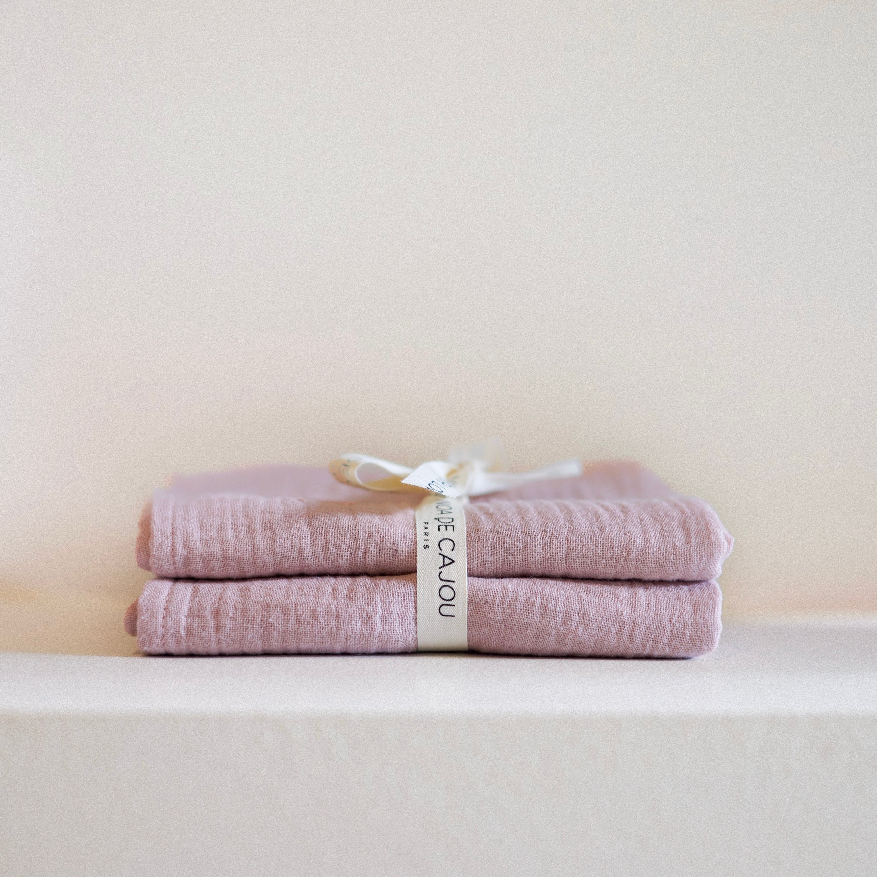 Soft Pink Baby Swaddle Blankets - 2 Pack Set for Newborns & Infants | Breathable, Cozy & Safe for Sleeping, Swaddling & Nursing