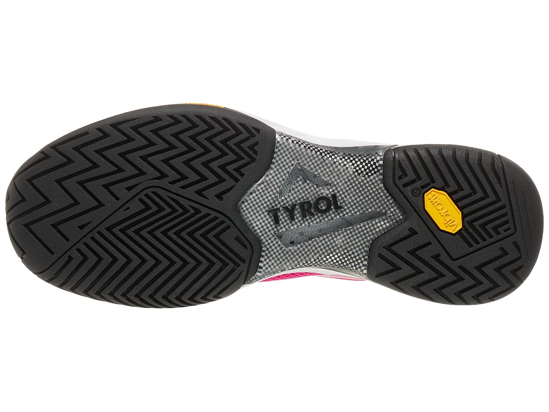Tyrol Women's Striker-V Pro Series Pickleball Shoes - Lightweight Tennis Shoes for Women with Arch Support, Non-Slip Sole, Breathable Mesh (Size 5.5, Pink/Black) - Perfect for Pickleball, Tennis & Court Sports