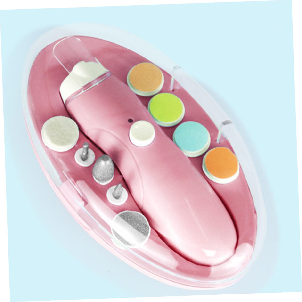 FOMIYES 8 Sets Kids Nail Art Kit - Safe Non-Toxic Toddler Manicure Set with Nail Drill & Polish - Perfect for Birthday Parties, Spa Days & Pretend Play