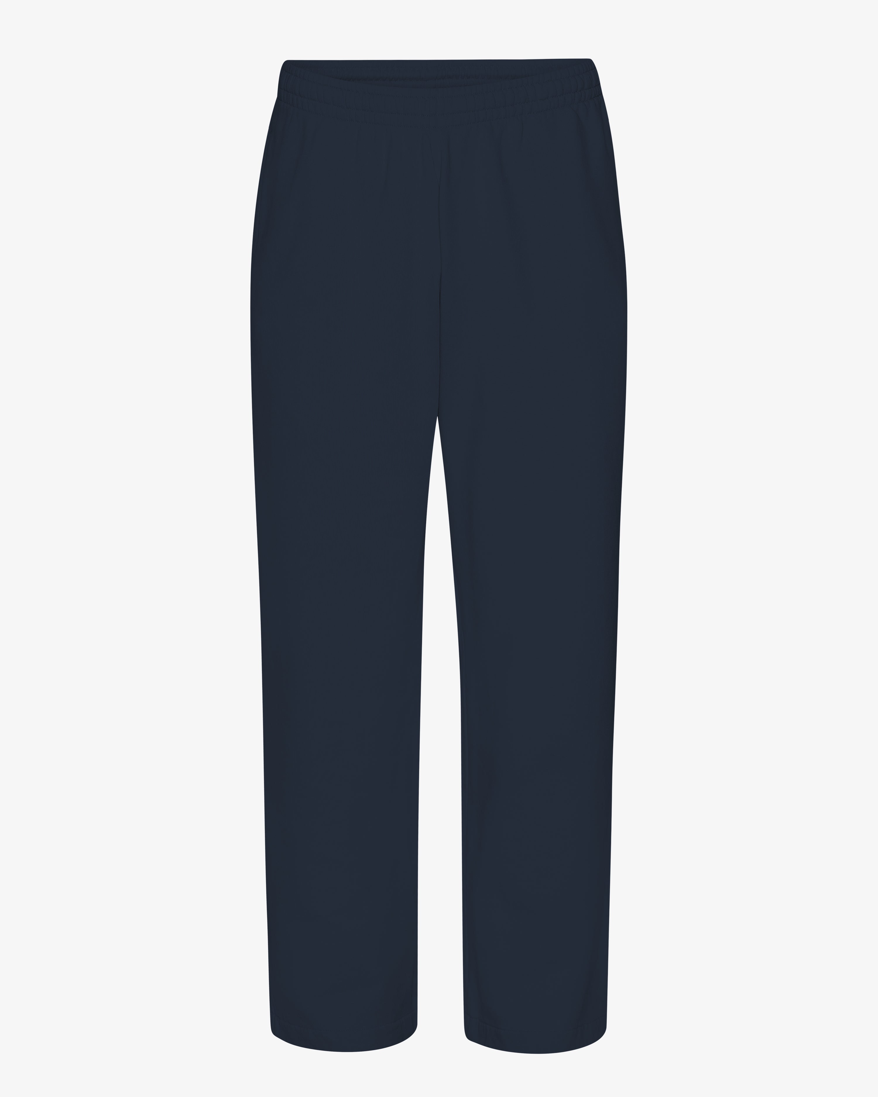 Organic Straight Leg Sweatpants for Women - Soft Navy Blue Cotton Joggers - Perfect for Yoga, Lounge & Casual Wear