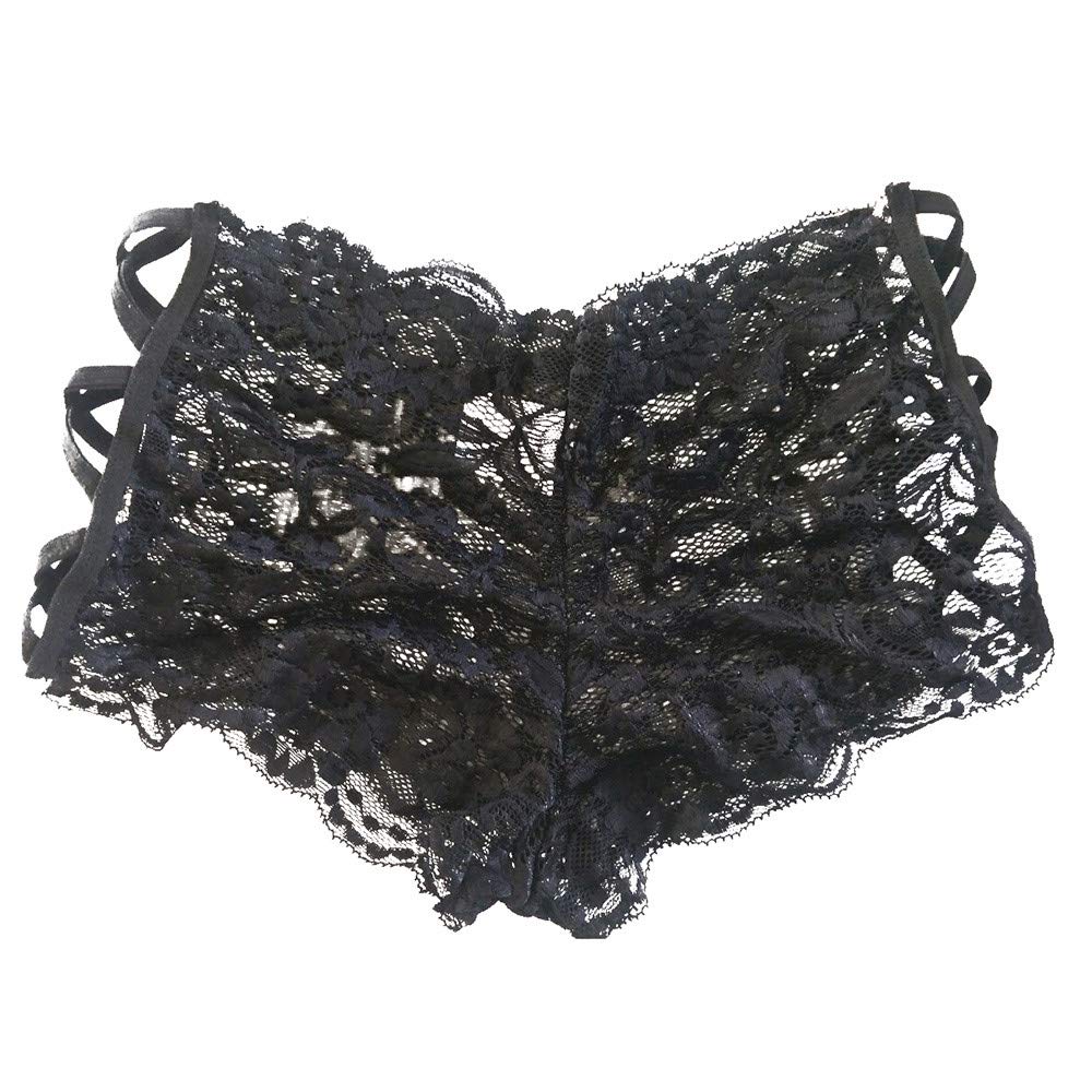 Sexy Lace Women's Briefs - Plus Size Hollow Out Panties & Lingerie for Valentine's Day, Christmas Gifts - Perfect for Romantic Nights & Special Occasions