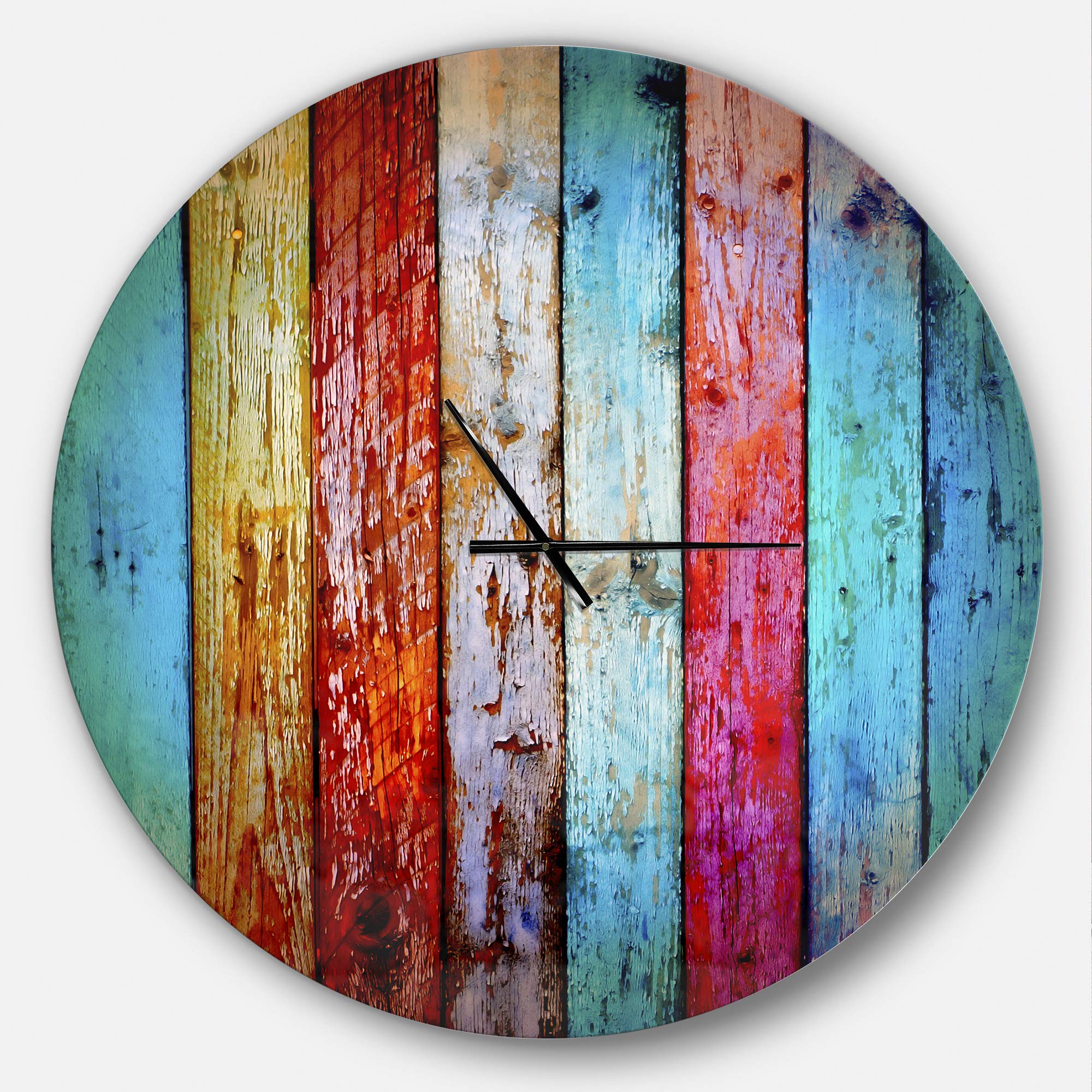 Designart Moose Lodge 2 Wall Art Decor - 3 Panel Rustic Cottage Metal Wall Clock with Silent Movement - Perfect for Living Room, Bedroom, Office & Cabin Decor - Nature Inspired Home Decor Gift Idea