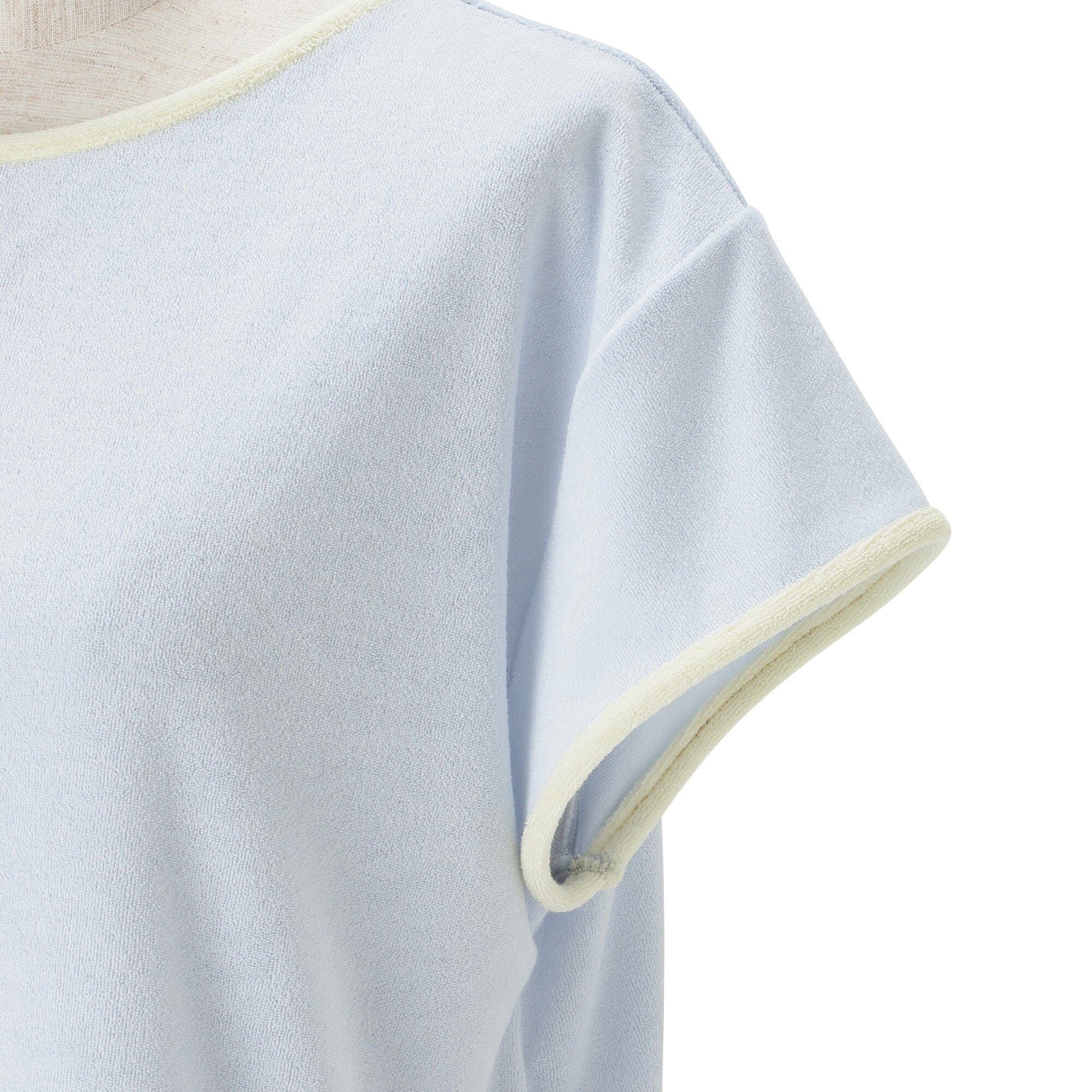 Cool Touch Pile Pajamas for Women - Soft Light Blue Sleepwear Set for Winter | Cozy Lounge & Sleepwear for Cold Nights