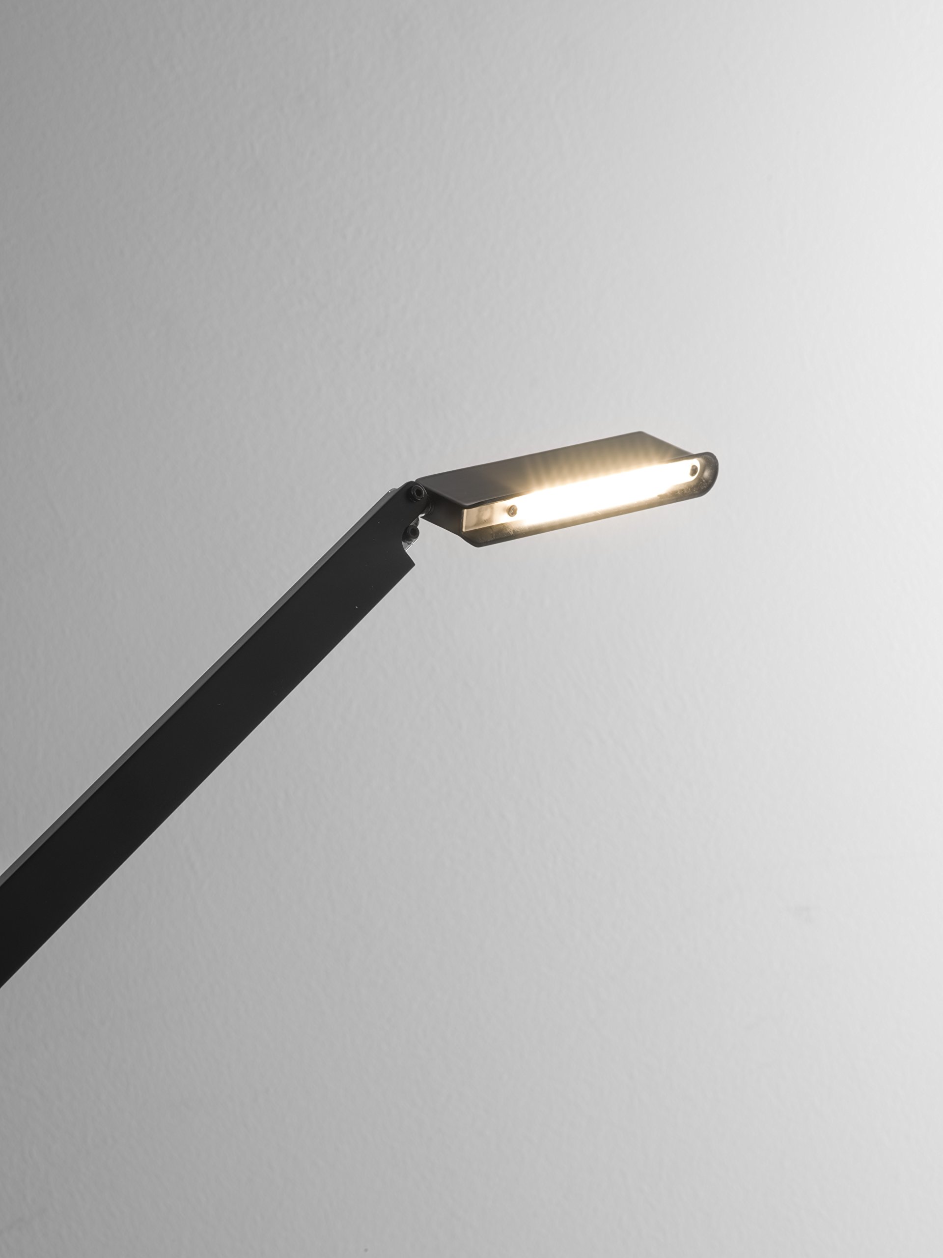 ADS360 AD9141-22 Lazzaro Modern LED Floor Lamp in Black/Gray - Perfect for Living Room, Bedroom & Office Lighting