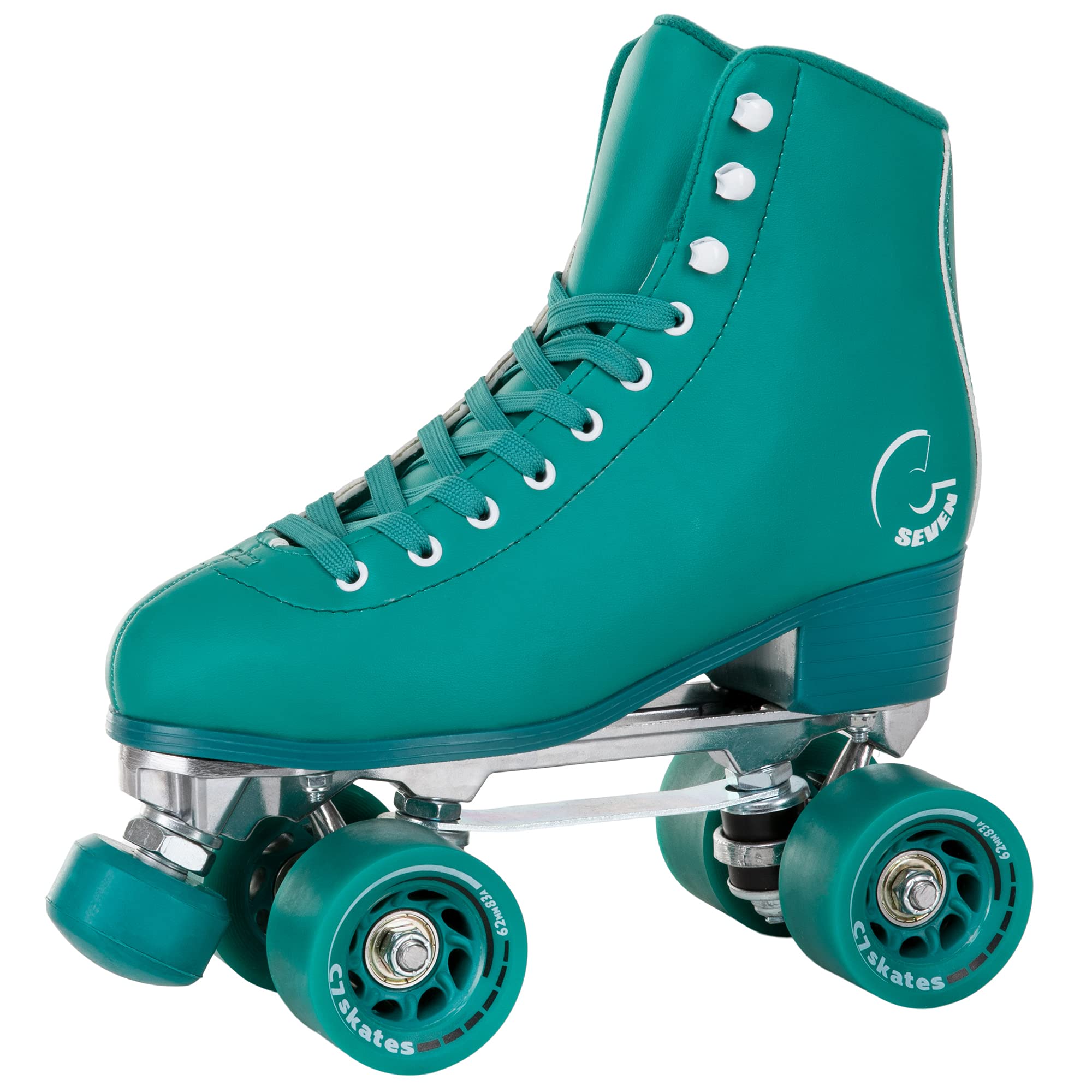 C7 Skates Dark Magic Quad Roller Skates for Outdoor & Rink Skating