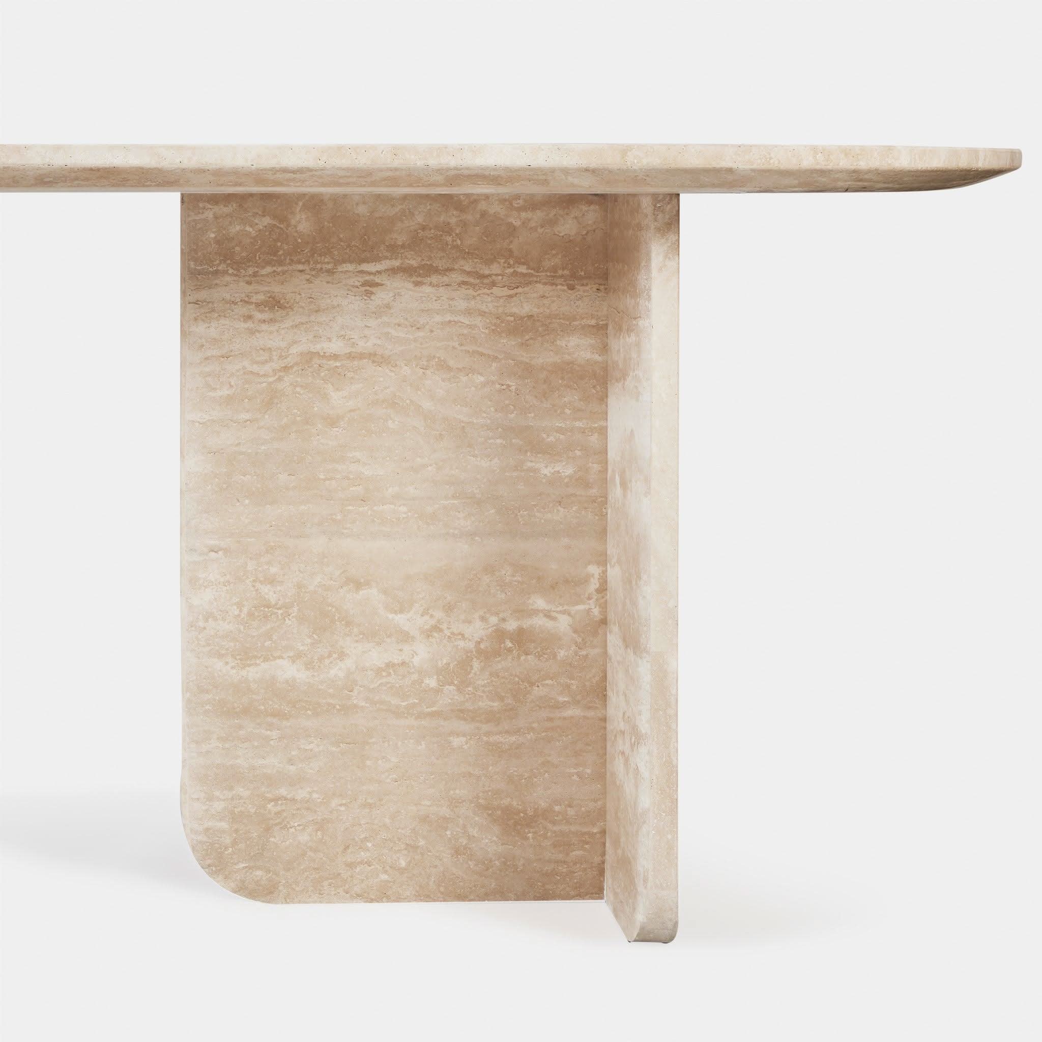 Stylish Maui Oval Dining Table - Modern Wooden Kitchen Table for 6 - Perfect for Family Dinners & Entertaining Guests