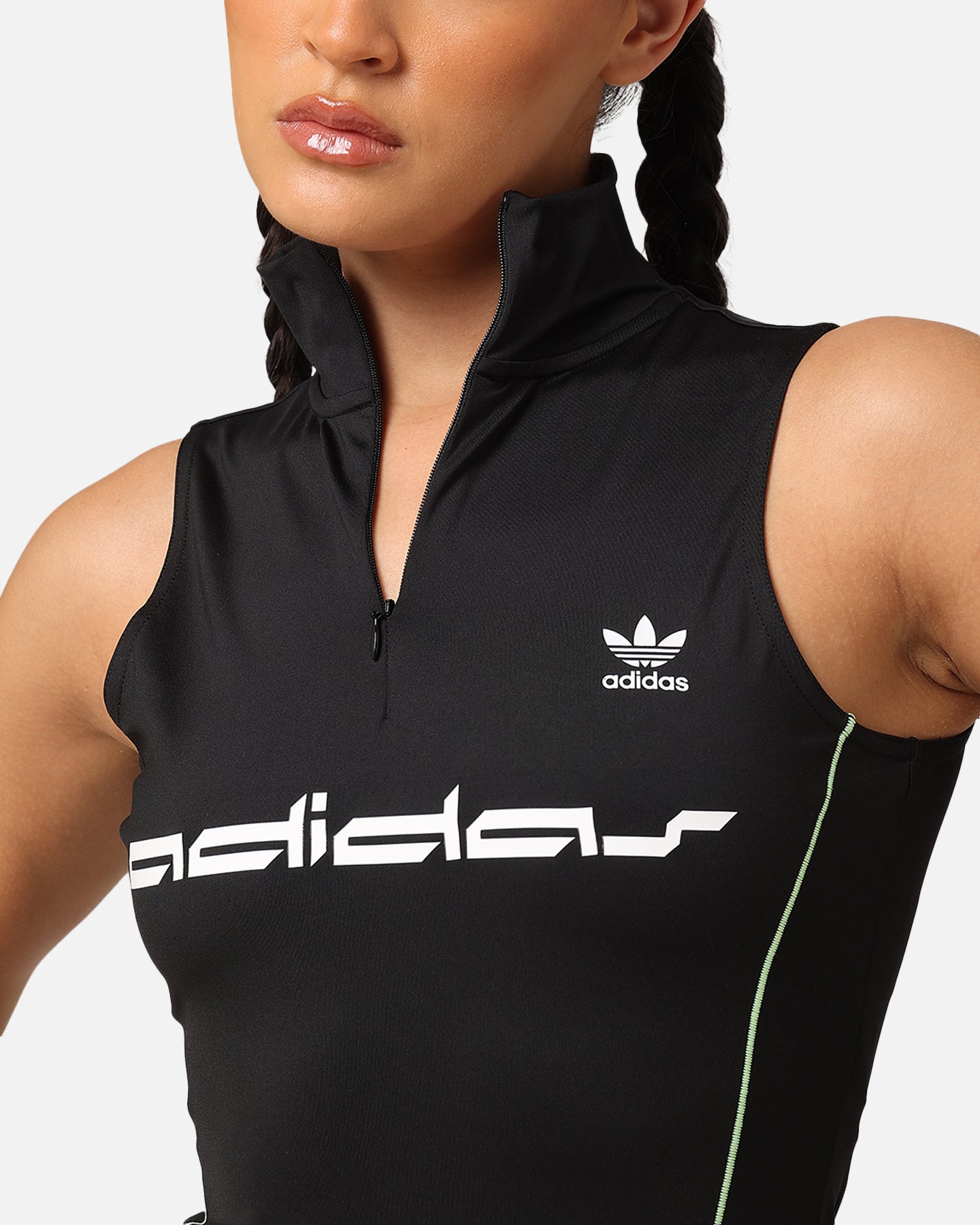 Adidas Women's FR Bodysuit Black - Comfortable Workout & Yoga Bodysuit for Women - Perfect for Gym, Running & Fitness Training