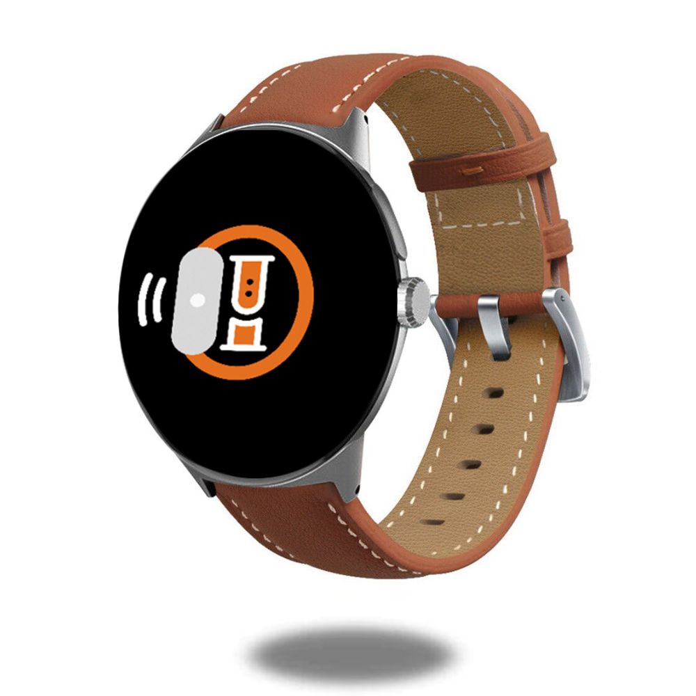 Premium Genuine Leather Band for Google Pixel Watch - Stylish & Comfortable Smartwatch Strap for Men & Women - Perfect for Workouts, Office & Everyday Wear