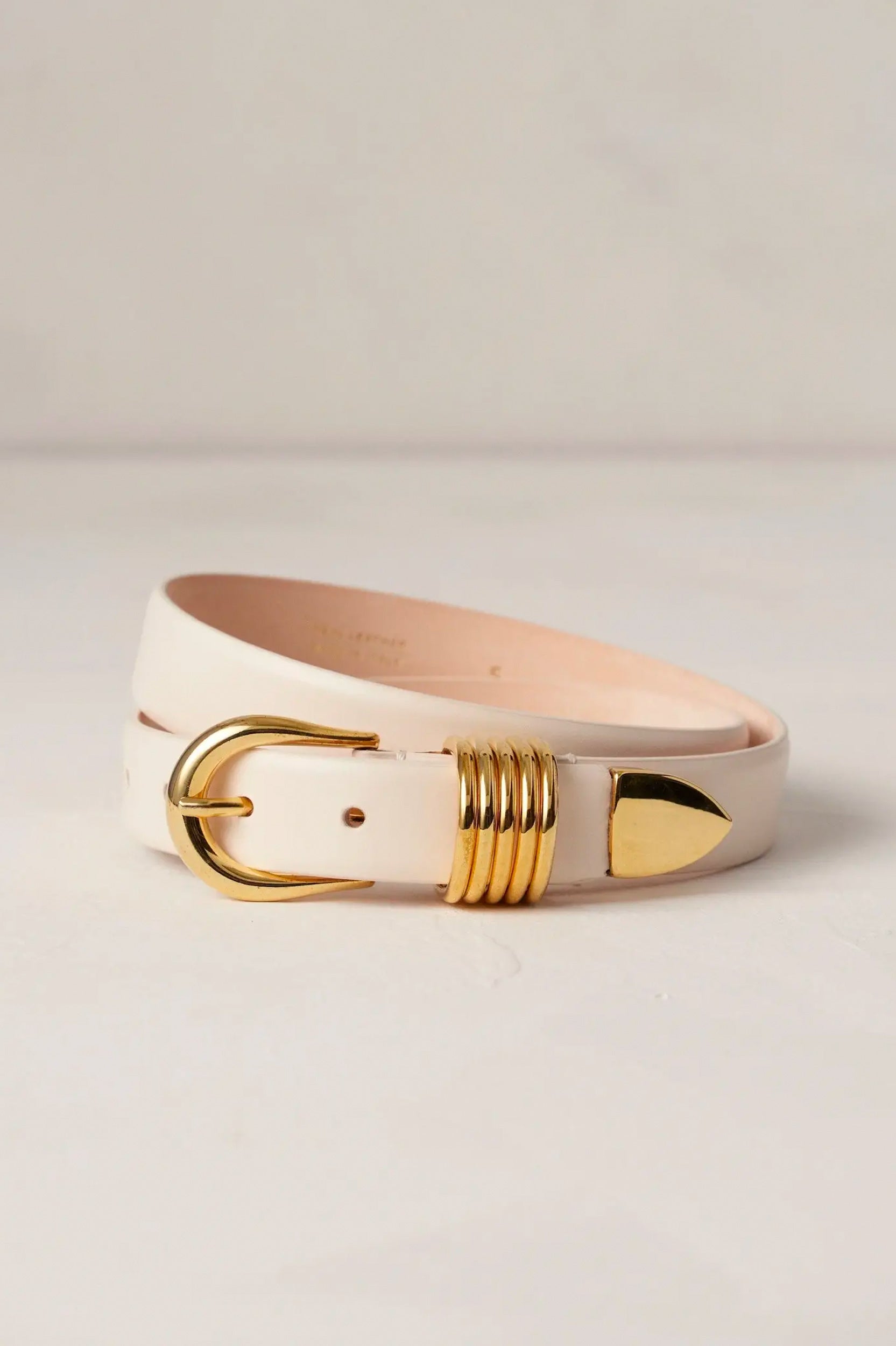 Hollyhock Belt in Ivory - Elegant Women's Fashion Accessory for Casual & Formal Outfits | Perfect for Weddings, Office Wear & Everyday Style
