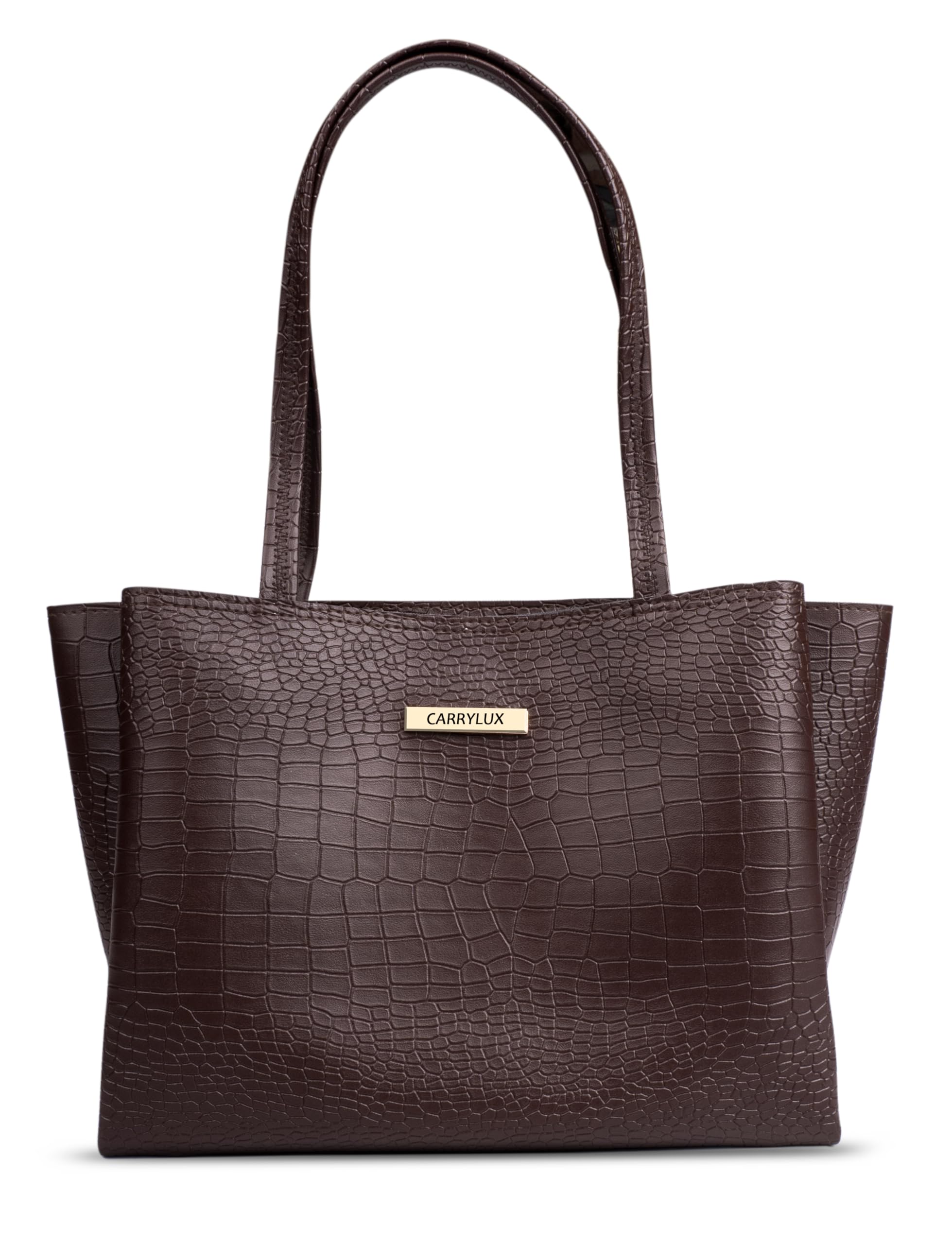 Stylish Large Capacity Crocodile Pattern Tote Bag for Women - Perfect for Work, Travel & Everyday Use
