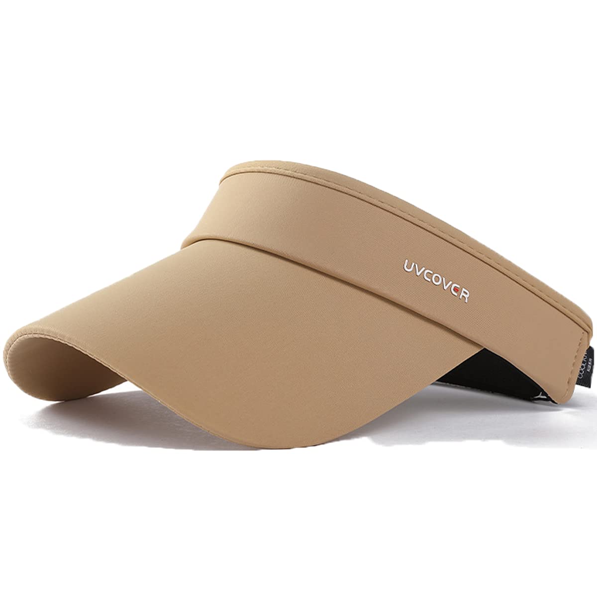 UPF 50+ Sun Visor Hat for Women - Adjustable Round Brim Sports Visor for Golf, Tennis & Outdoor Activities | UV Protection Sun Hat for Running, Hiking & Beach