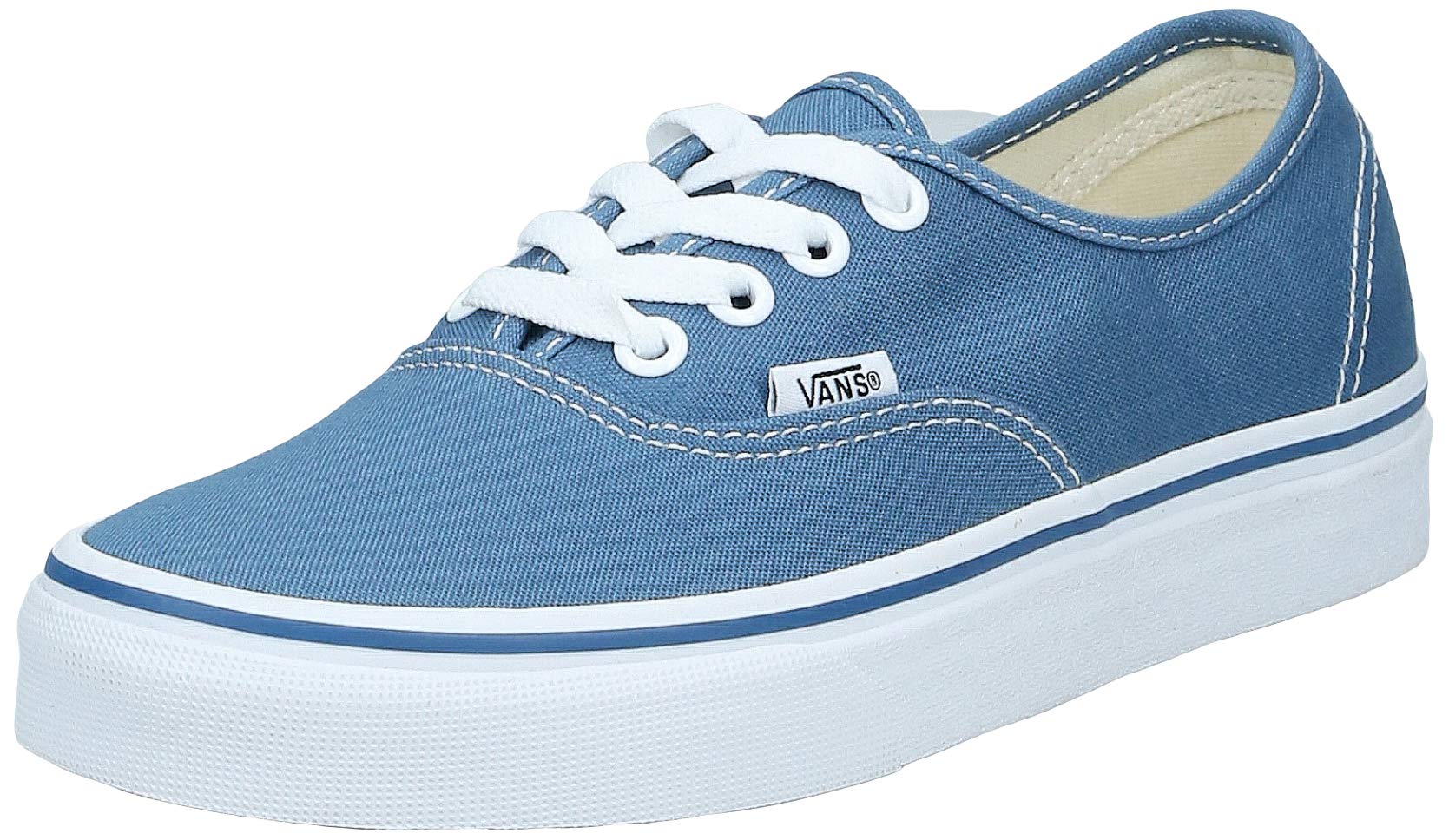 Vans Authentic Navy Blue Skate Shoes - Men's US Size VN-0EE30NVY | Classic Sneakers for Casual Wear, Skateboarding & Street Style
