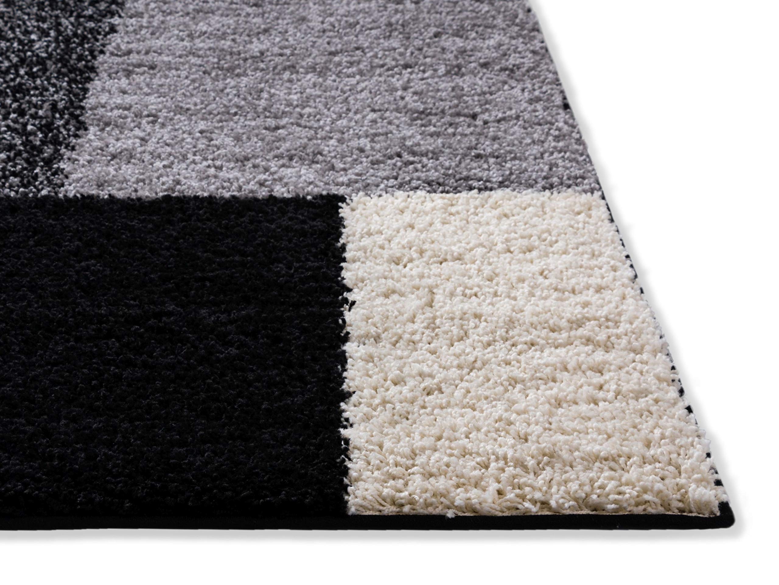 Well Woven Modern Geometric Shag Area Rug 9'3