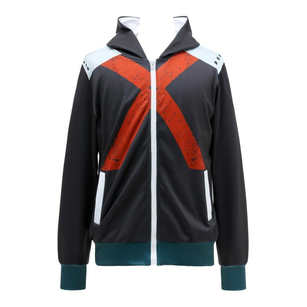 My Hero Academia Anime Cosplay Jacket - Mikuos Official Bakugo Costume Sweater for Halloween, Conventions & Cosplay Events