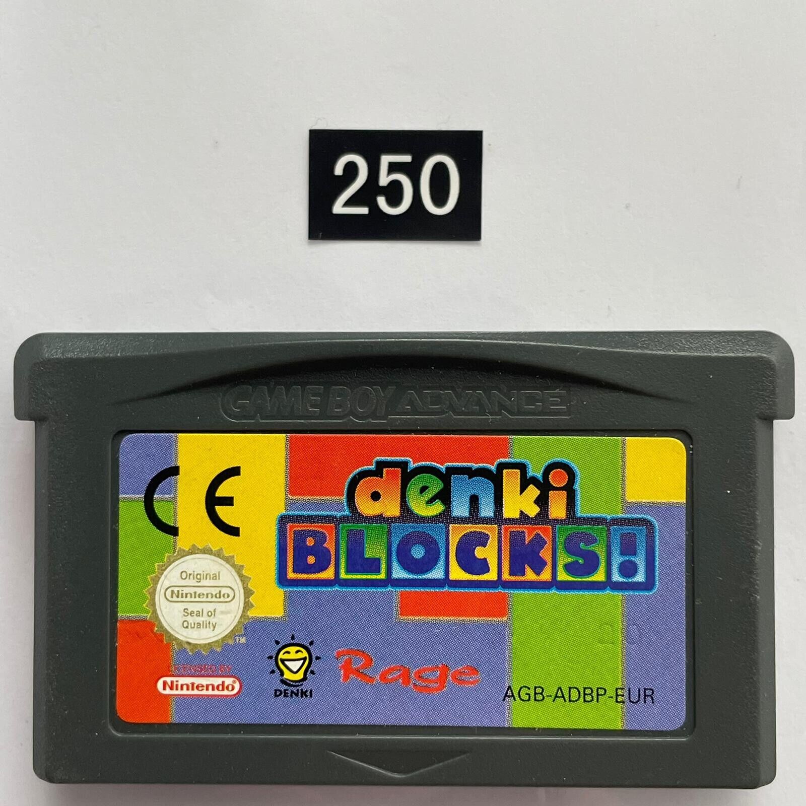 Denki Blocks - Nintendo Gameboy Advance GBA Puzzle Game - Fun Brain Teaser for Kids & Adults - Perfect for Travel & Family Game Night