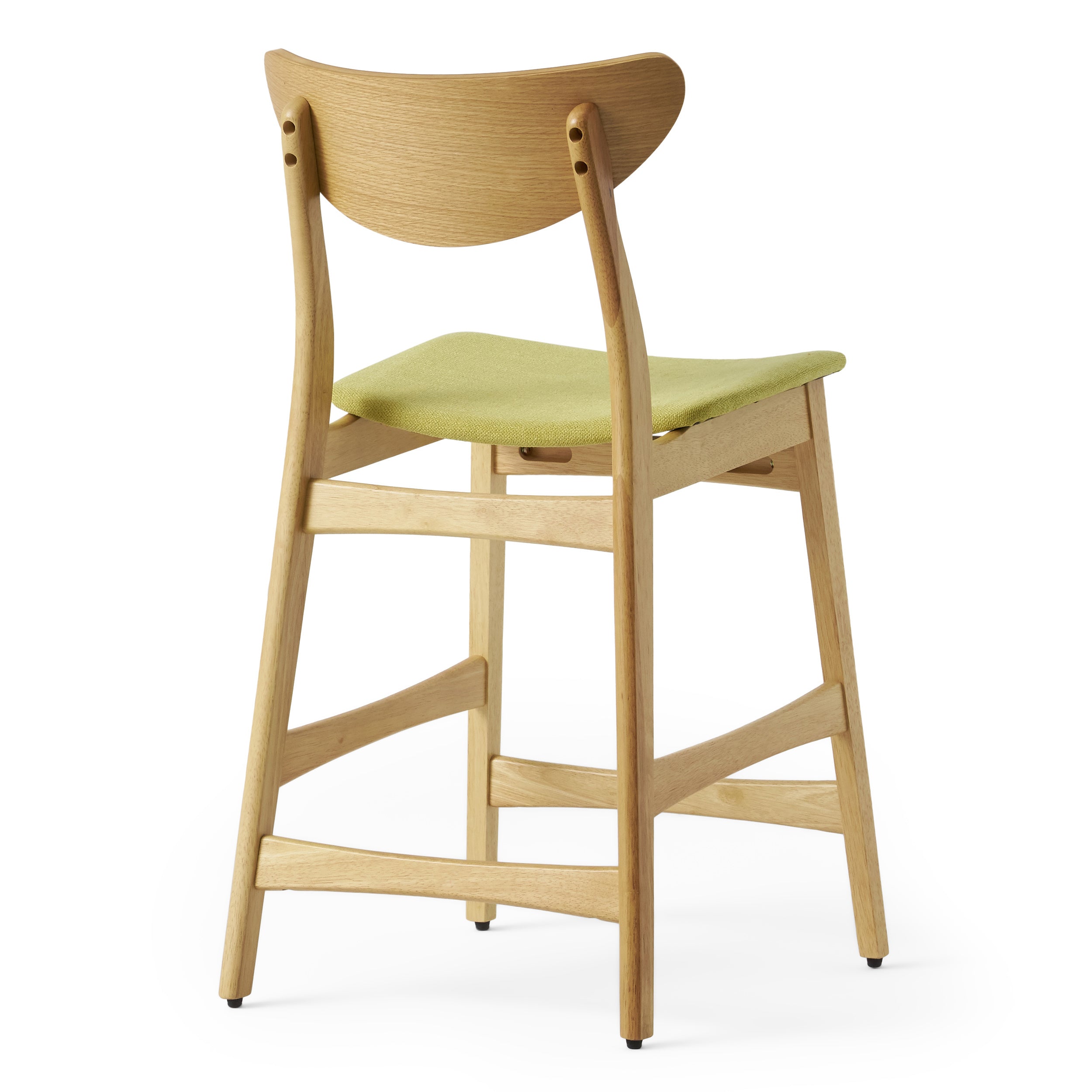 Counter Height Bar Stools (Set of 2) - Adjustable Swivel Kitchen Island Chairs with Back Support - Perfect for Breakfast Bars, Kitchen Islands & Home Bars