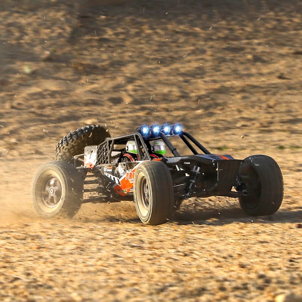 HAIBOXING 1:12 Scale 4x4 RC Car - 38+ KM/H High Speed Remote Control Truck, 2.4G All-Terrain Off-Road Vehicle with 2 Rechargeable Batteries (40+ Min Playtime) - Perfect Gift for Boys & Adults - Ideal for Outdoor Racing, Backyard Adventures and Off-Road Fun