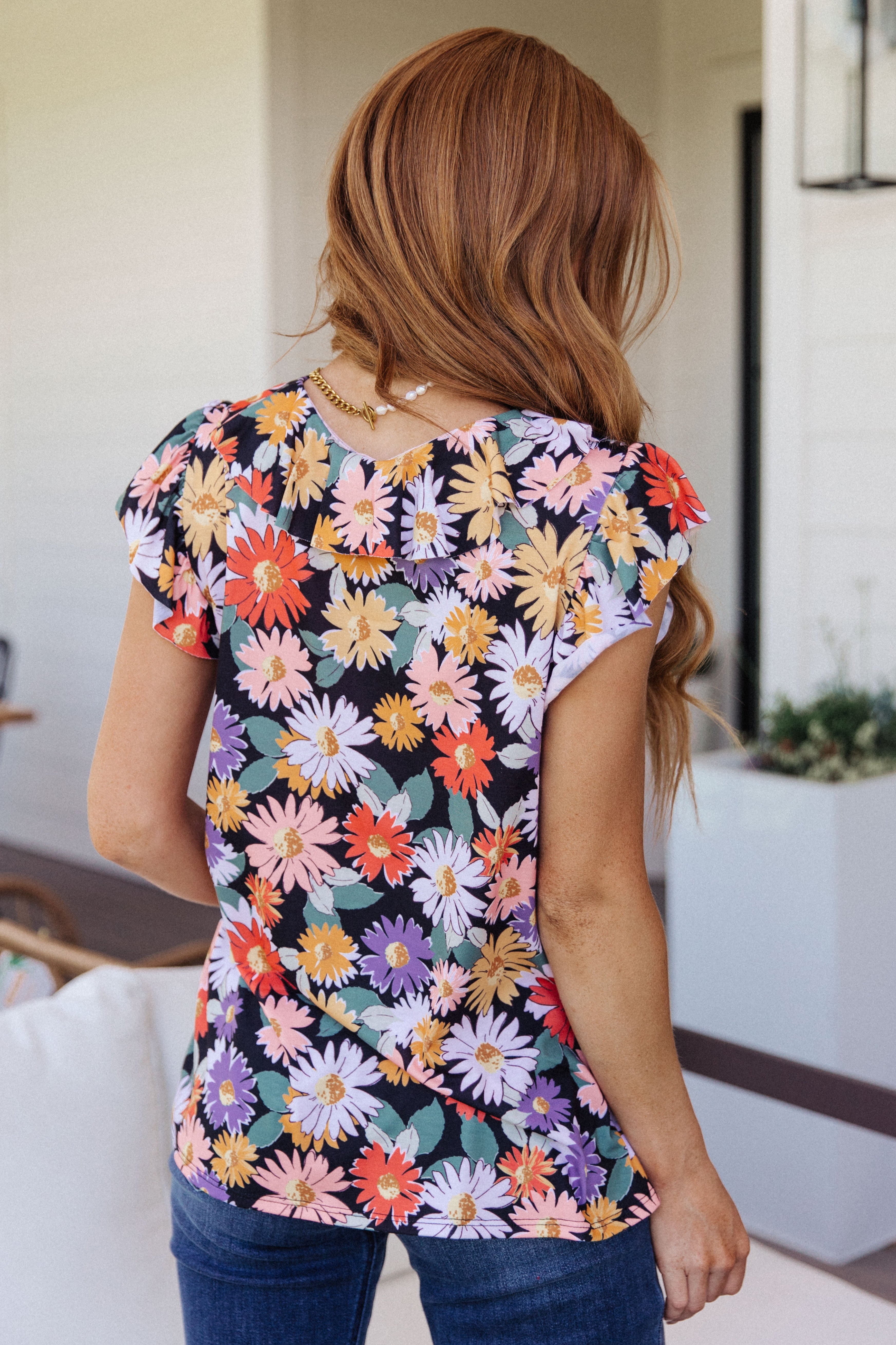 Floral Print Women's Blouse - Elegant Floral Top for Spring & Summer | Perfect for Casual Outings, Office Wear & Date Nights