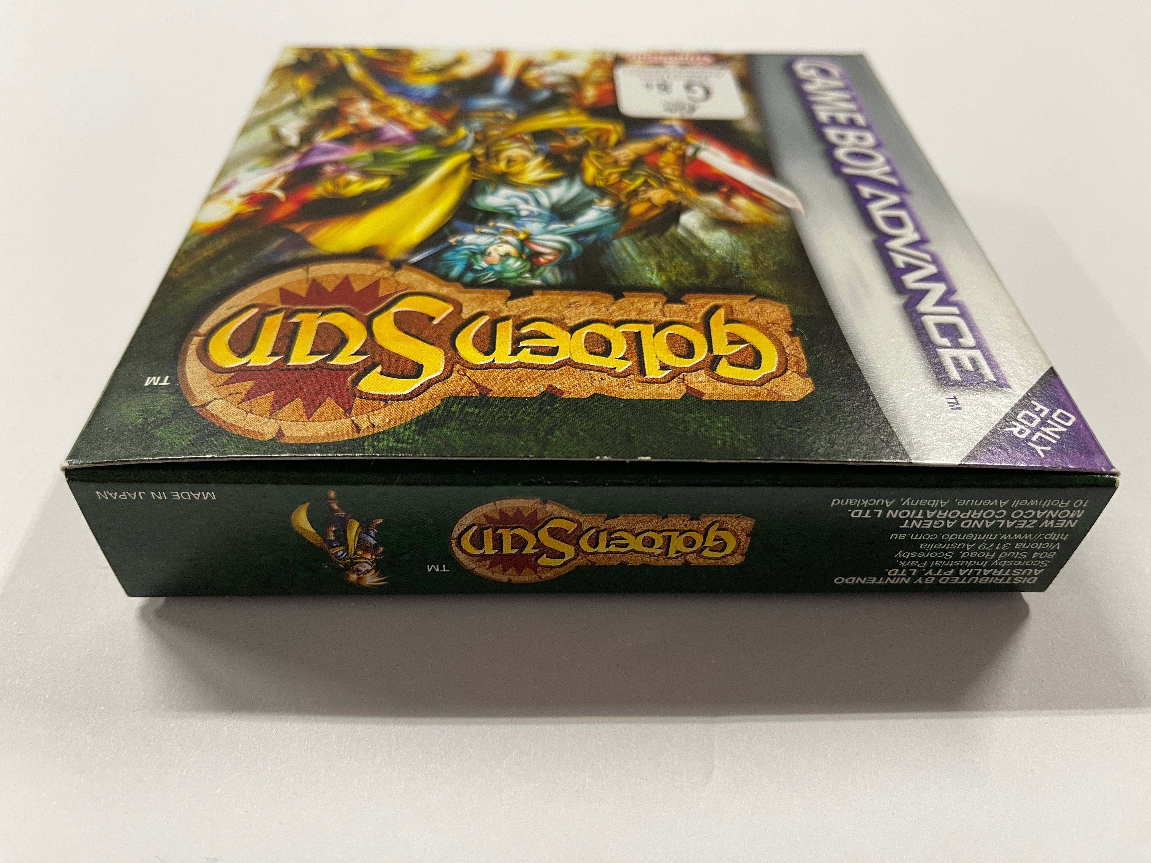 Golden Sun Complete In Box - Classic GBA Game for Nintendo Fans - Perfect for Collectors & Retro Gaming Enthusiasts