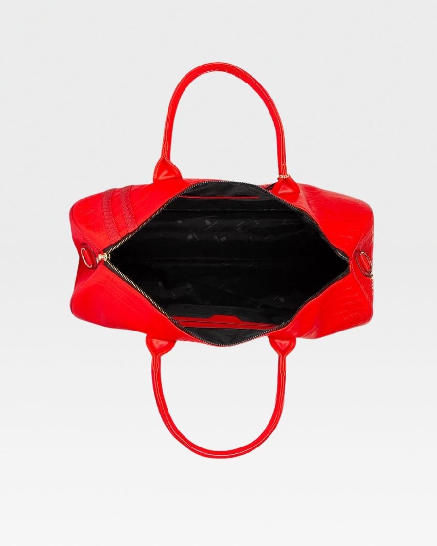 Apollo 2 Duffle Bag - Waterproof Red Gym Bag for Men & Women | Perfect for Travel, Sports & Workout | Large Capacity Carry-On Luggage